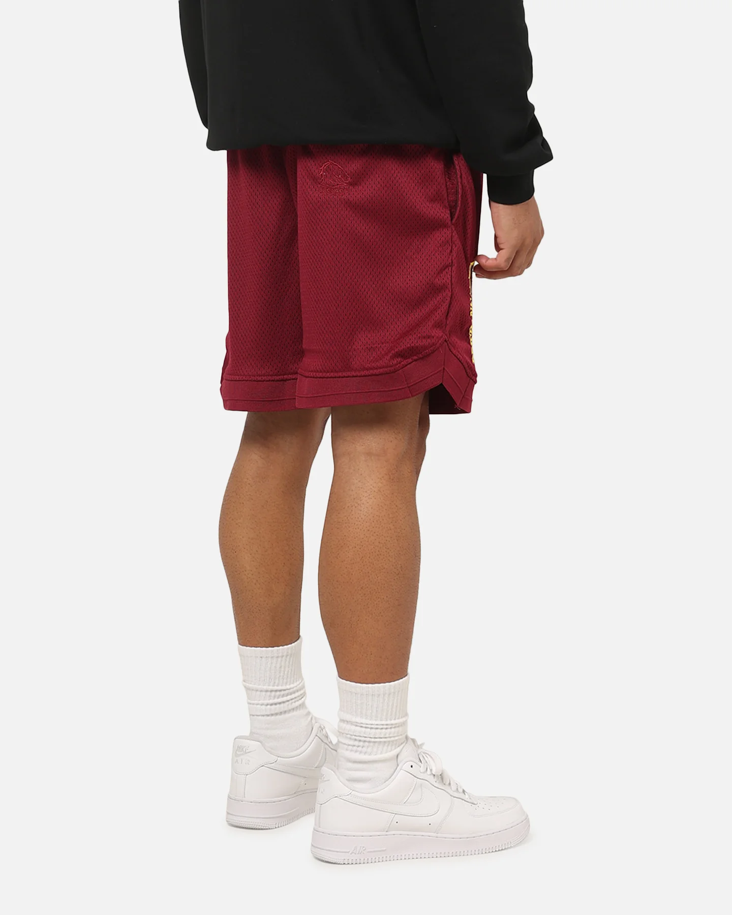 Bleacher Athletic Brisbane Broncos NRL Adult Basketball Shorts Maroon - Image 5