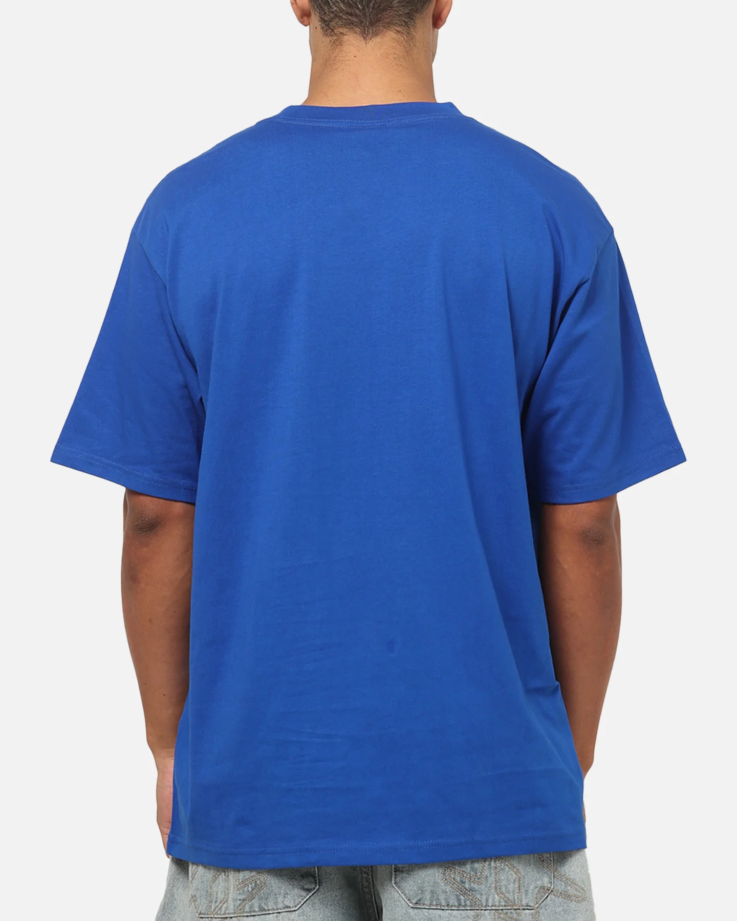 Bleacher Athletic Parramatta Eels NRL Embroidered Logo T-Shirt Blue - Image 3