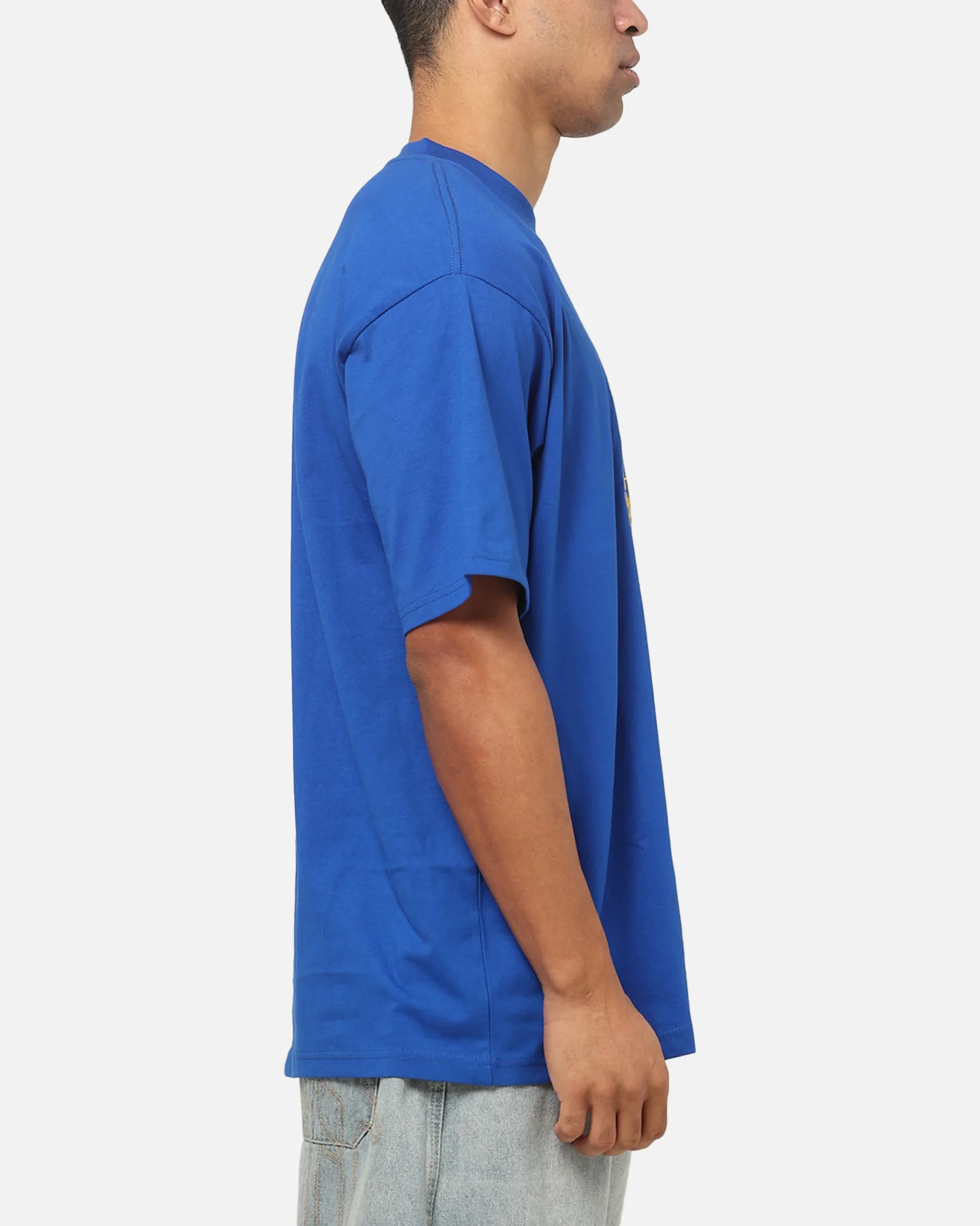 Bleacher Athletic Parramatta Eels NRL Embroidered Logo T-Shirt Blue - Image 4