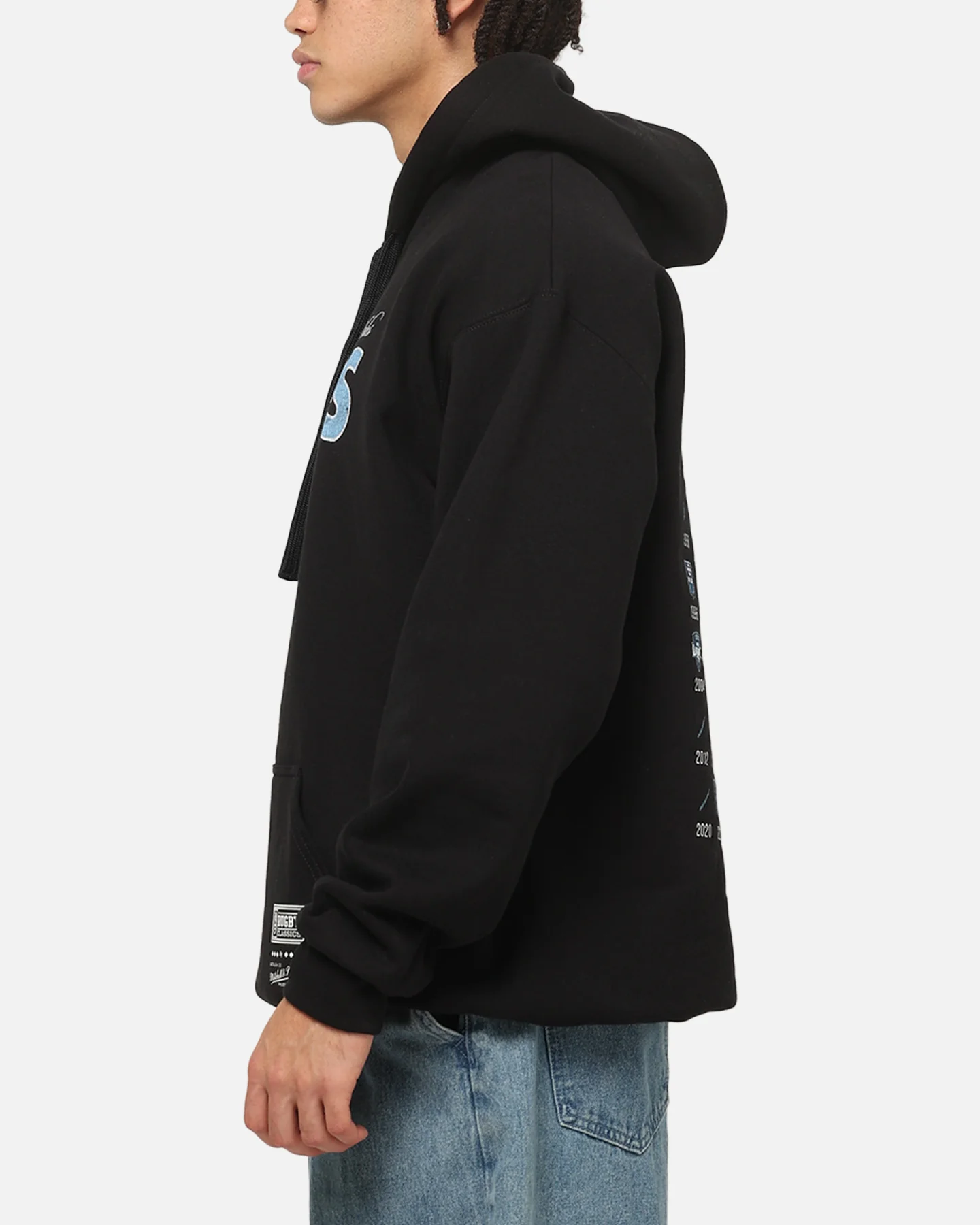 Mitchell & Ness New South Wales Blues 17 X Series Vintage Hoodie Black - Image 6