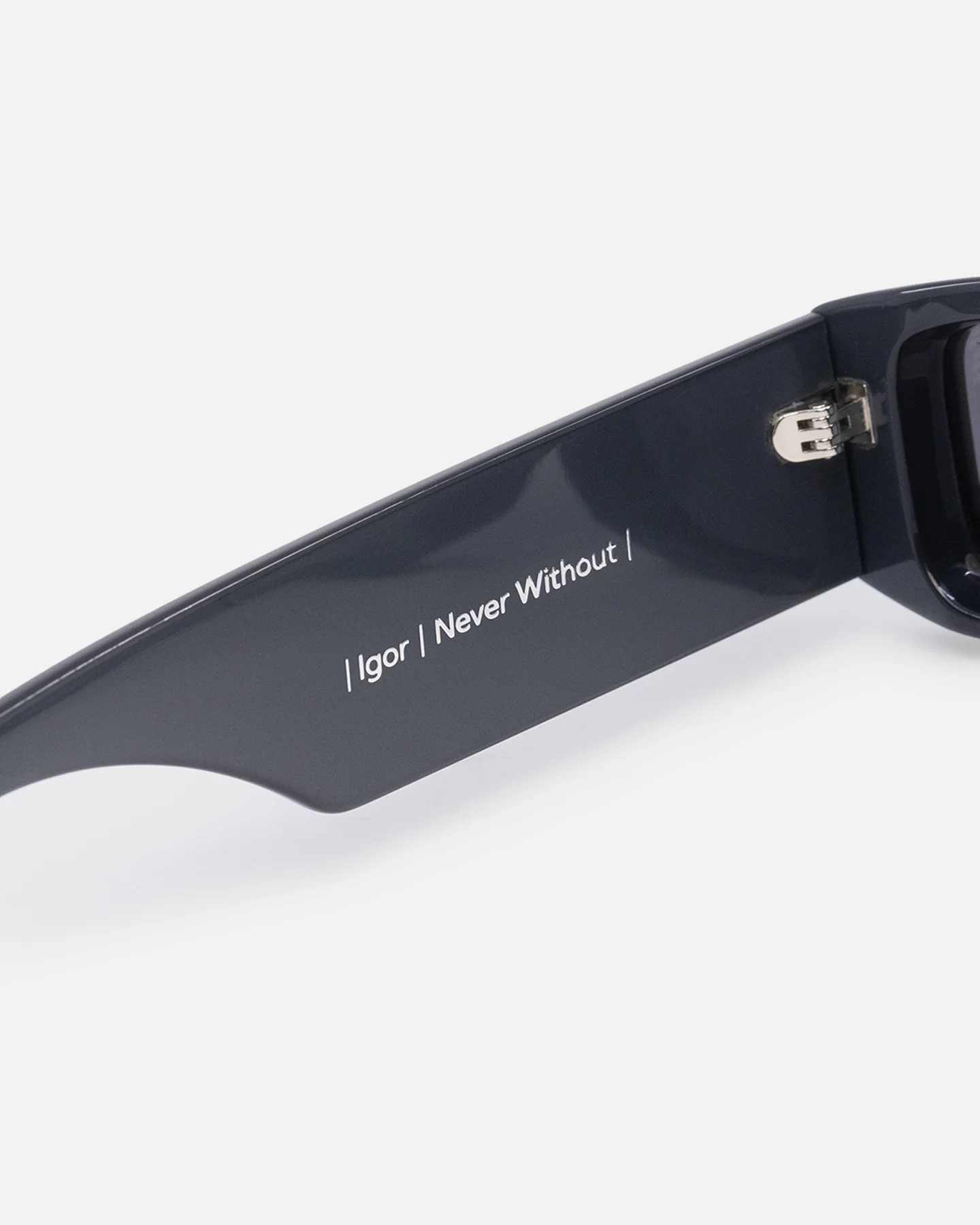 Nuqe Igor Sunglasses Charcoal/Black - Image 7
