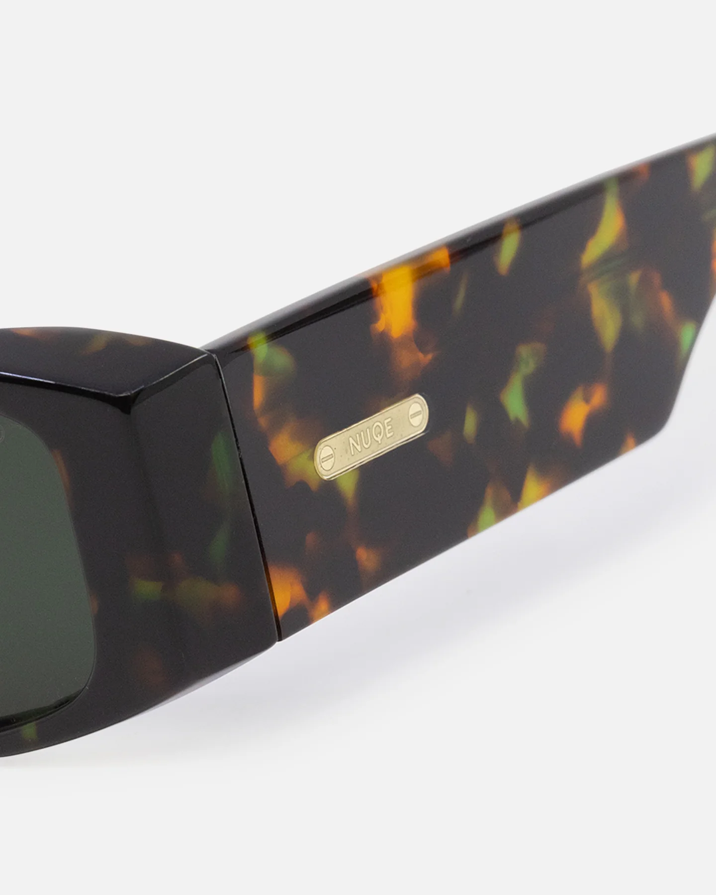 Nuqe Igor Sunglasses Tort/Green/Gold - Image 8