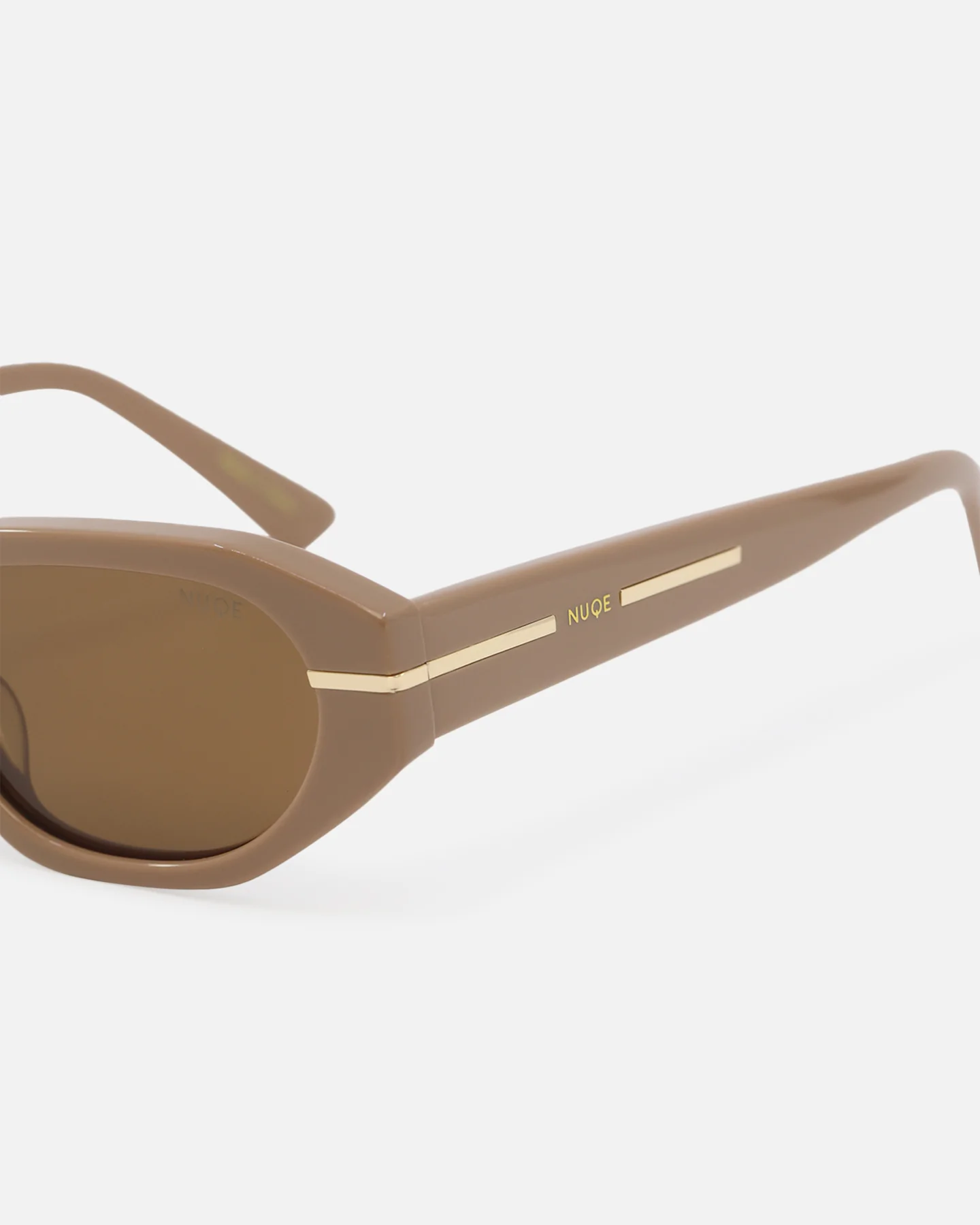 Nuqe Zarah Sunglasses Tan/Brown - Image 4