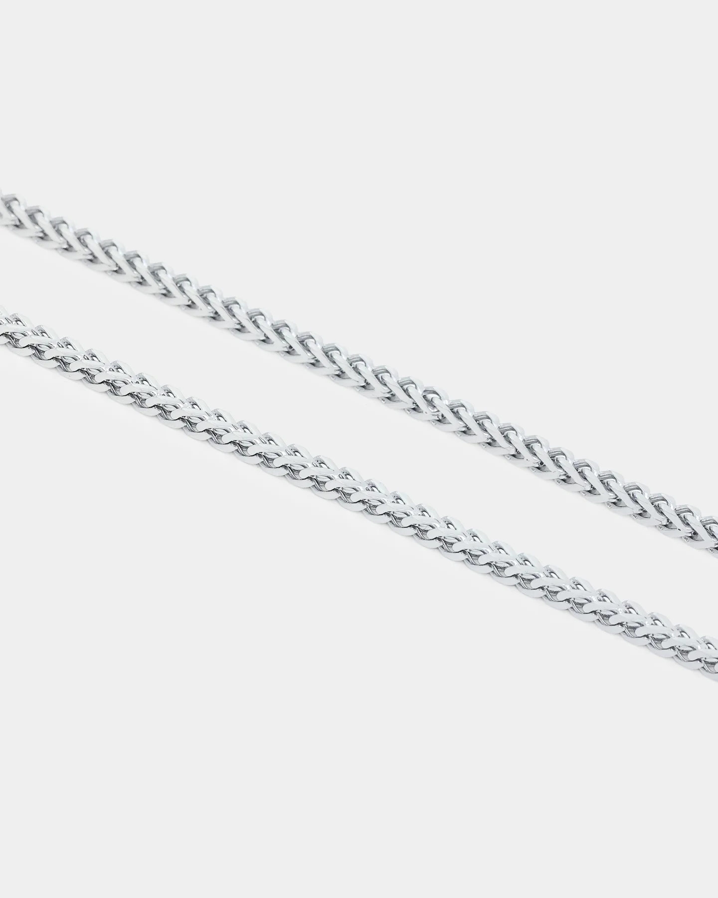 NXS 2.5mm Franco Chain White Gold - Image 6