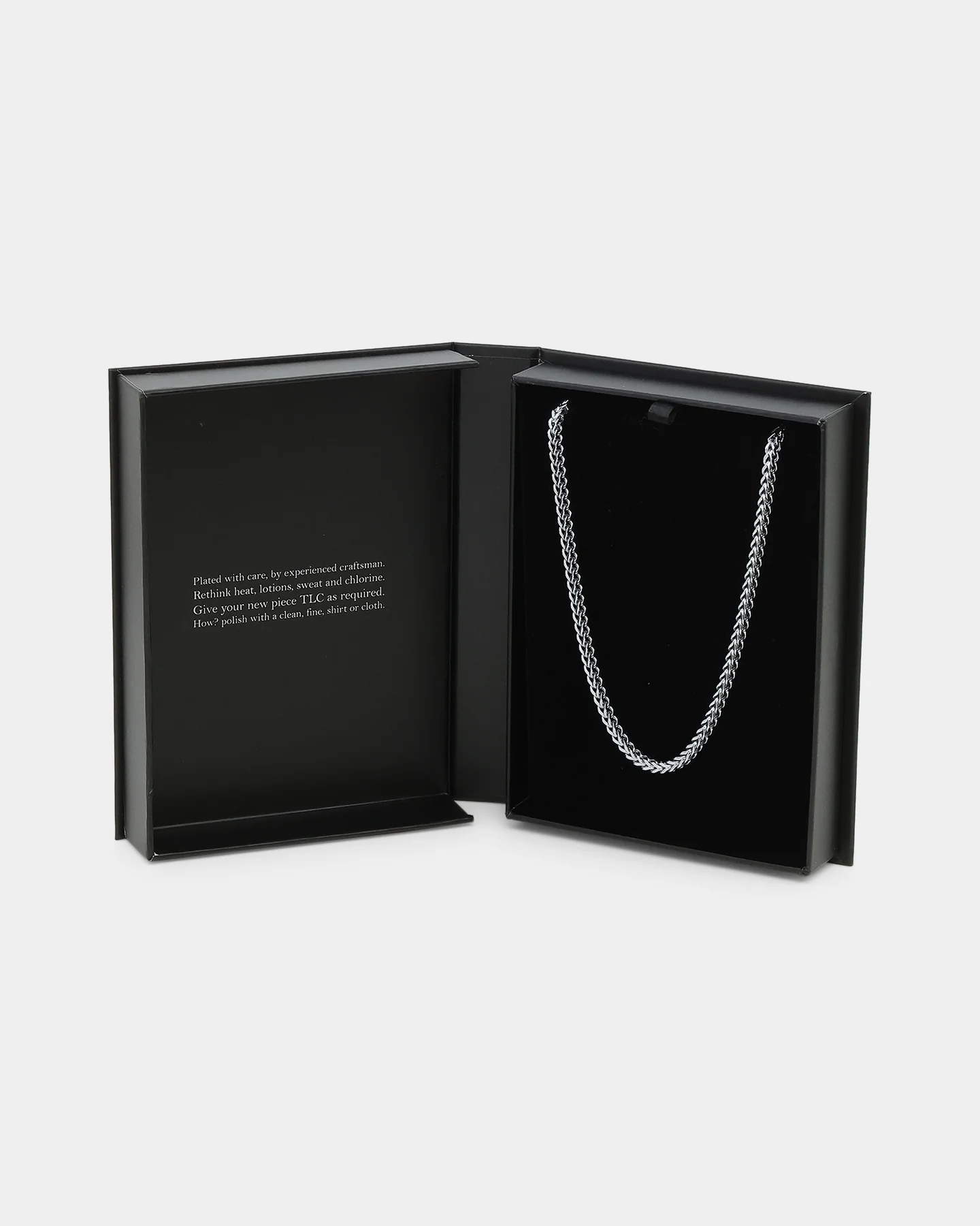 NXS 4mm Franco Chain White Gold - Image 3
