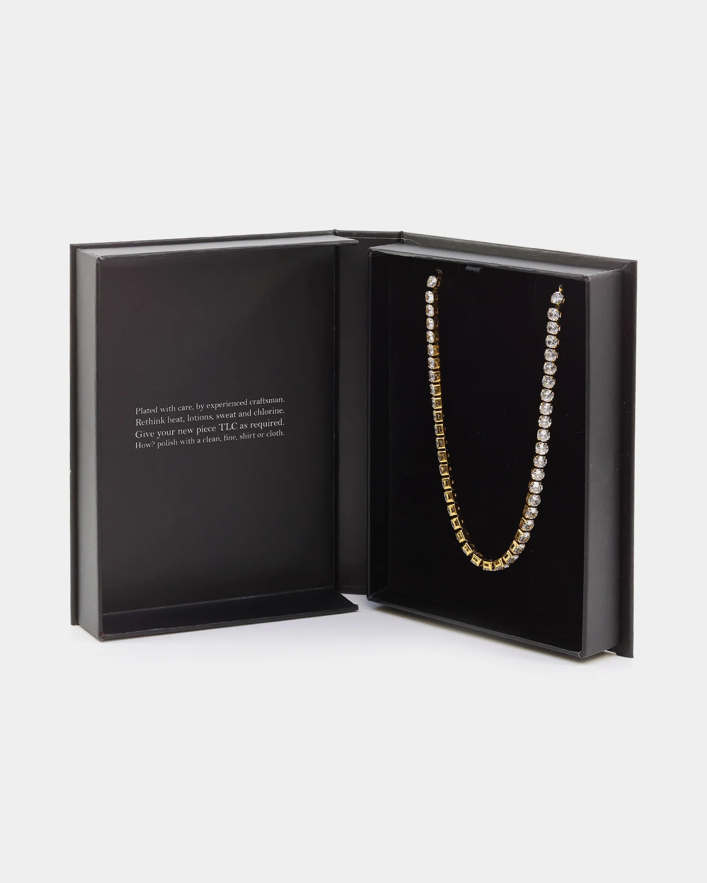 NXS 5MM Tennis Chain Gold - Image 4