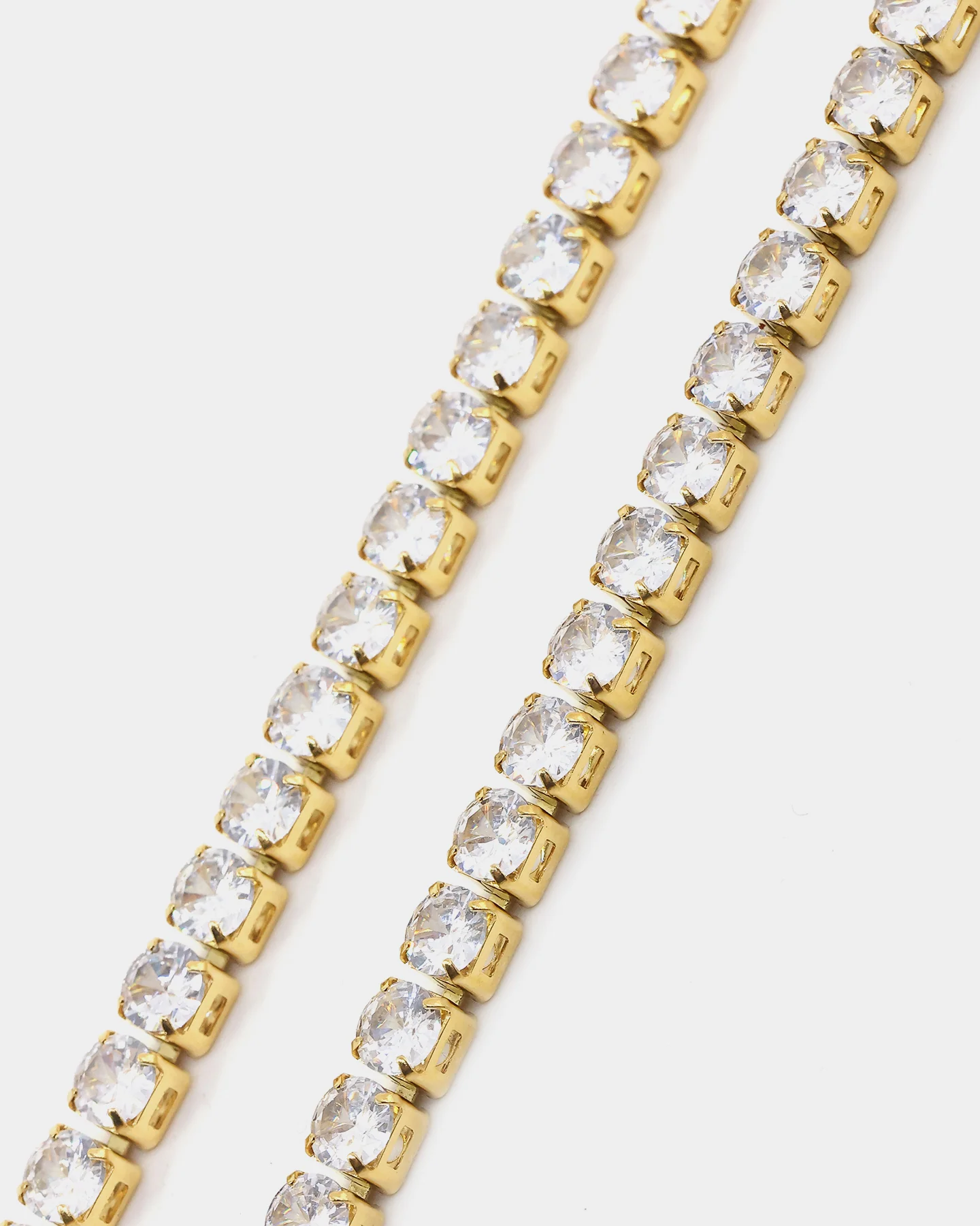 NXS 5MM Tennis Chain Gold - Image 5