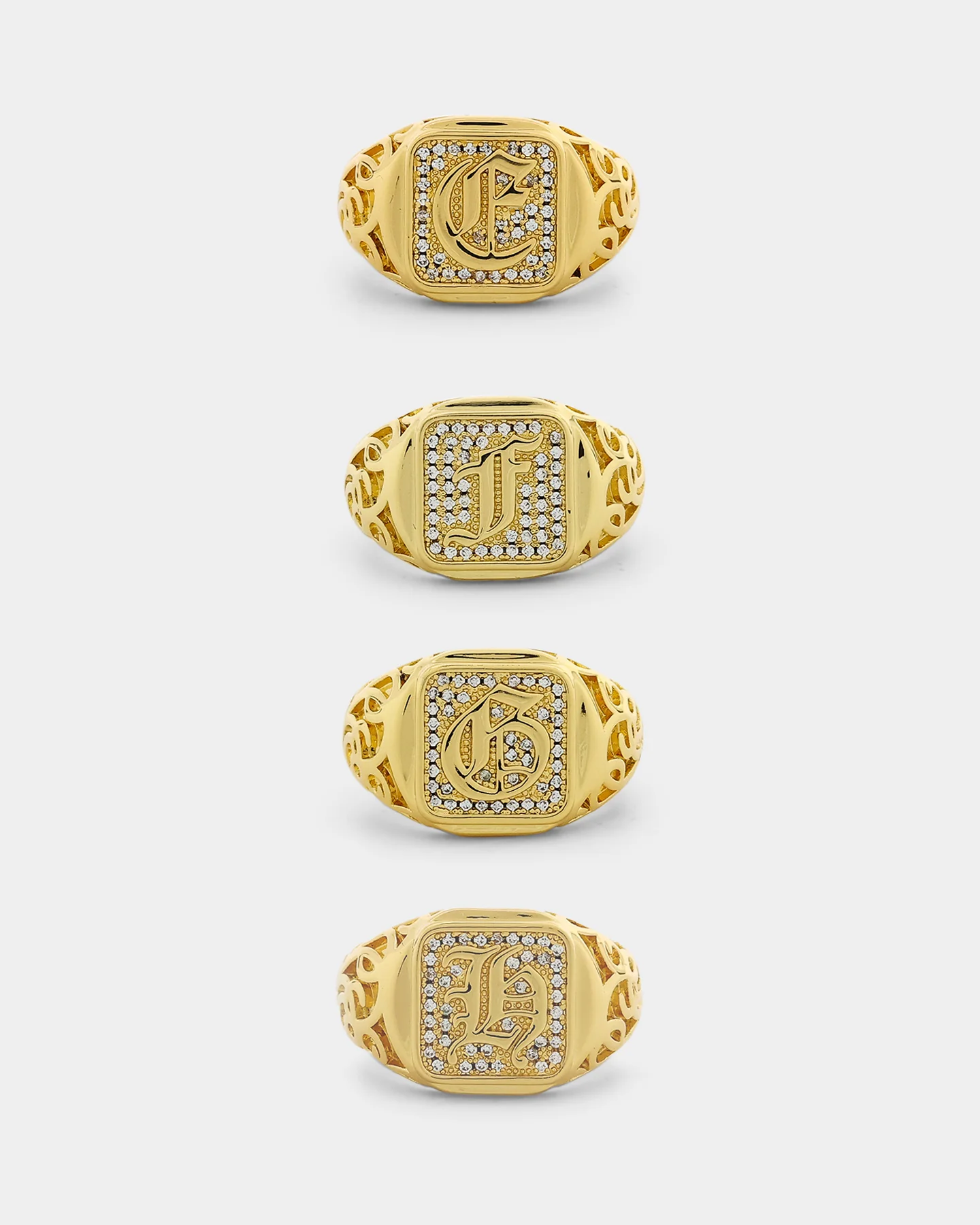 NXS Alphabet Championship Ring Gold - Image 4