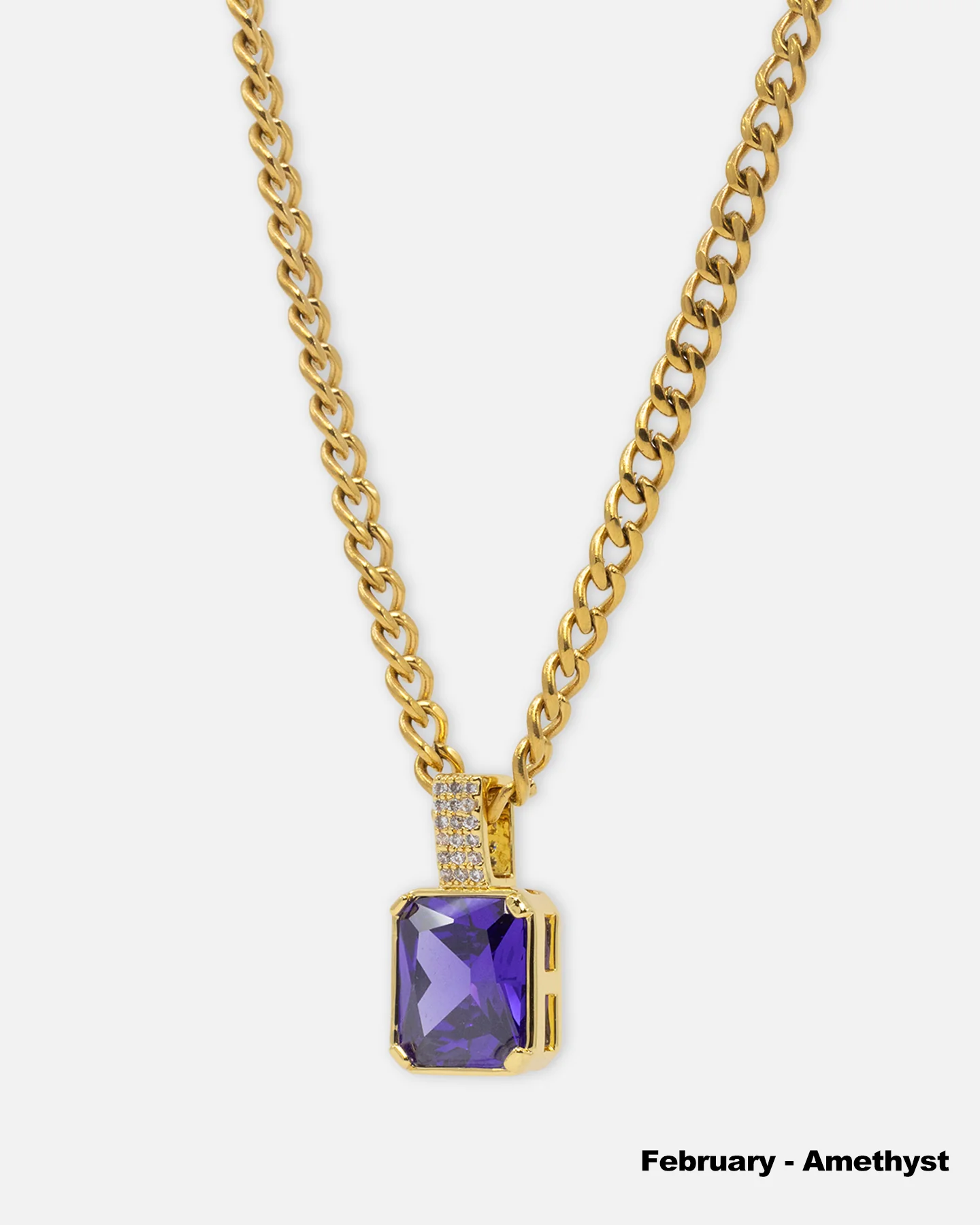 NXS Birthstone Pendant Iced Multi - Image 10
