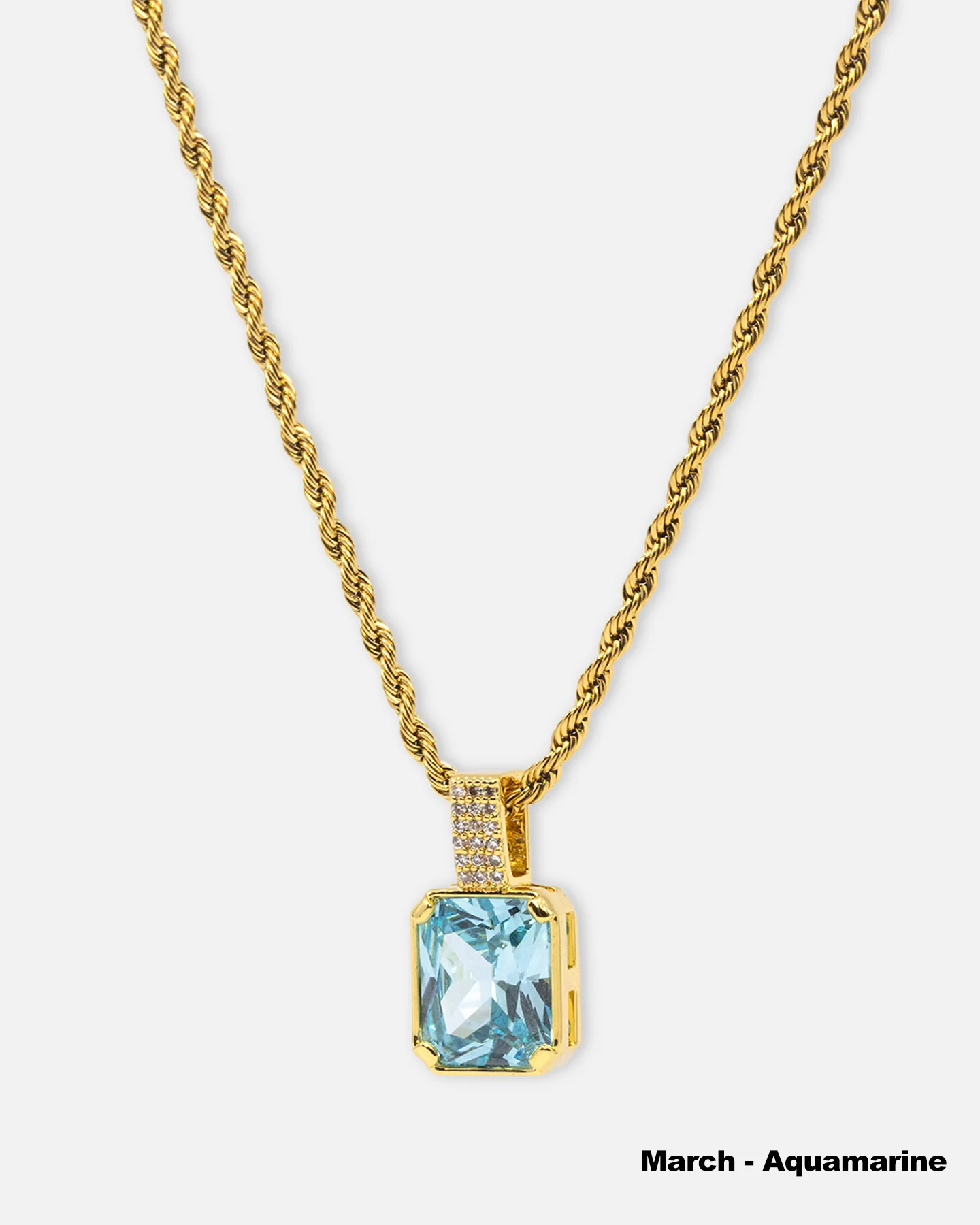 NXS Birthstone Pendant Iced Multi - Image 11