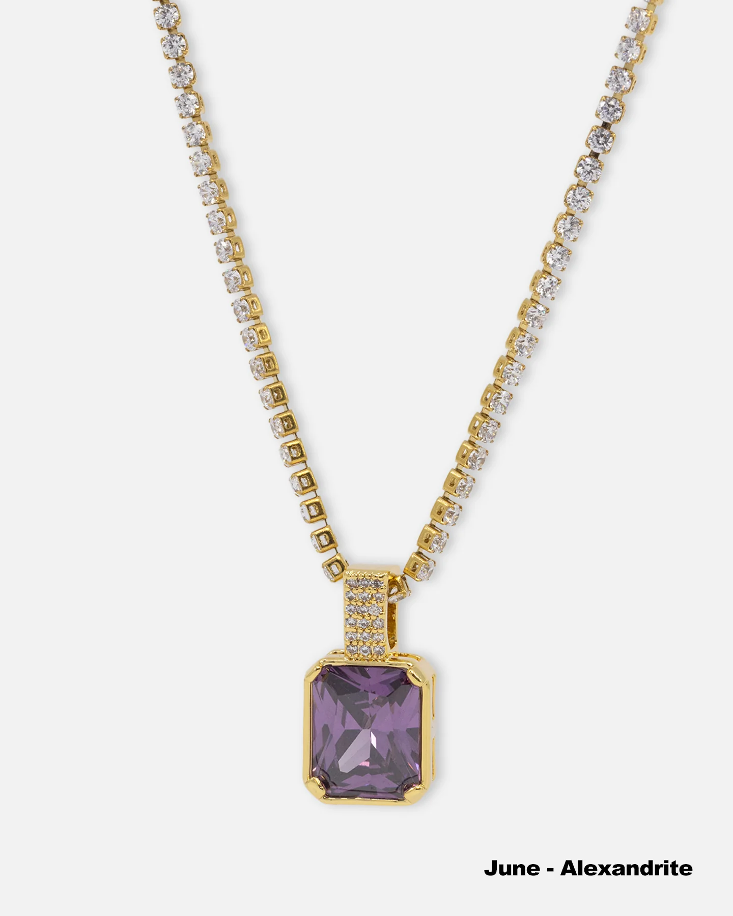 NXS Birthstone Pendant Iced Multi - Image 14