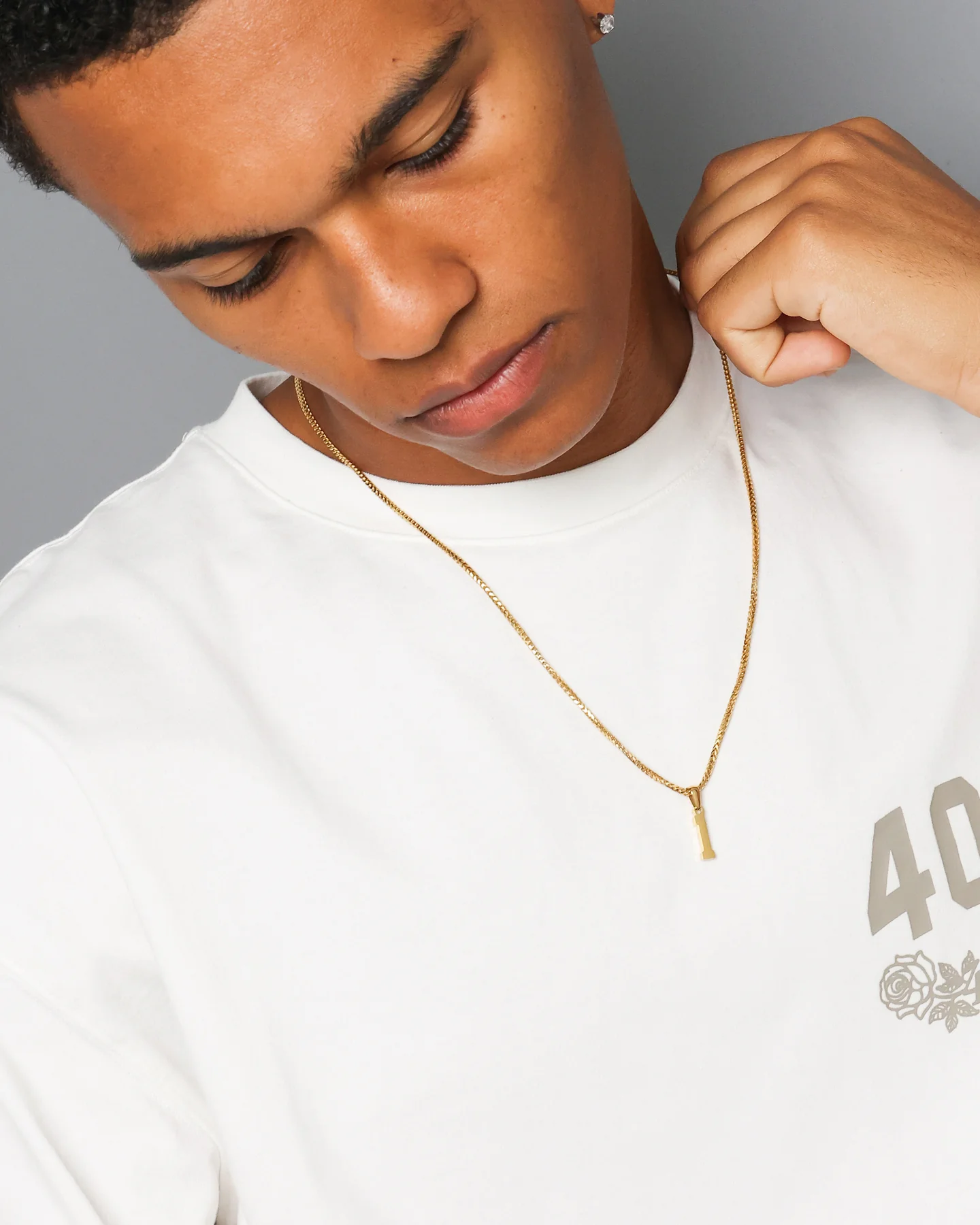 NXS College Number Pendant Gold - Image 6