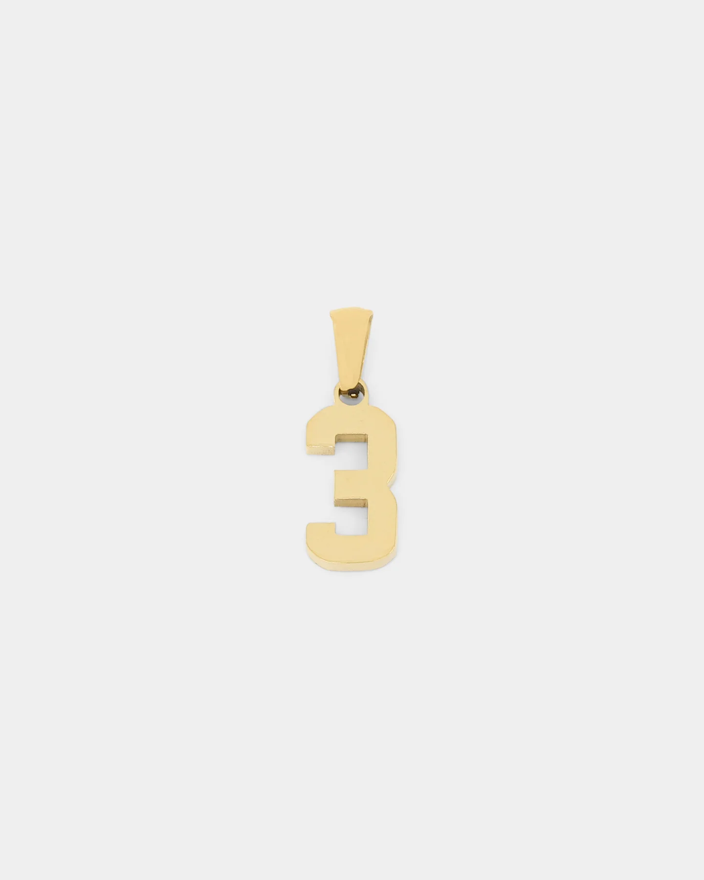NXS College Number Pendant Gold - Image 8
