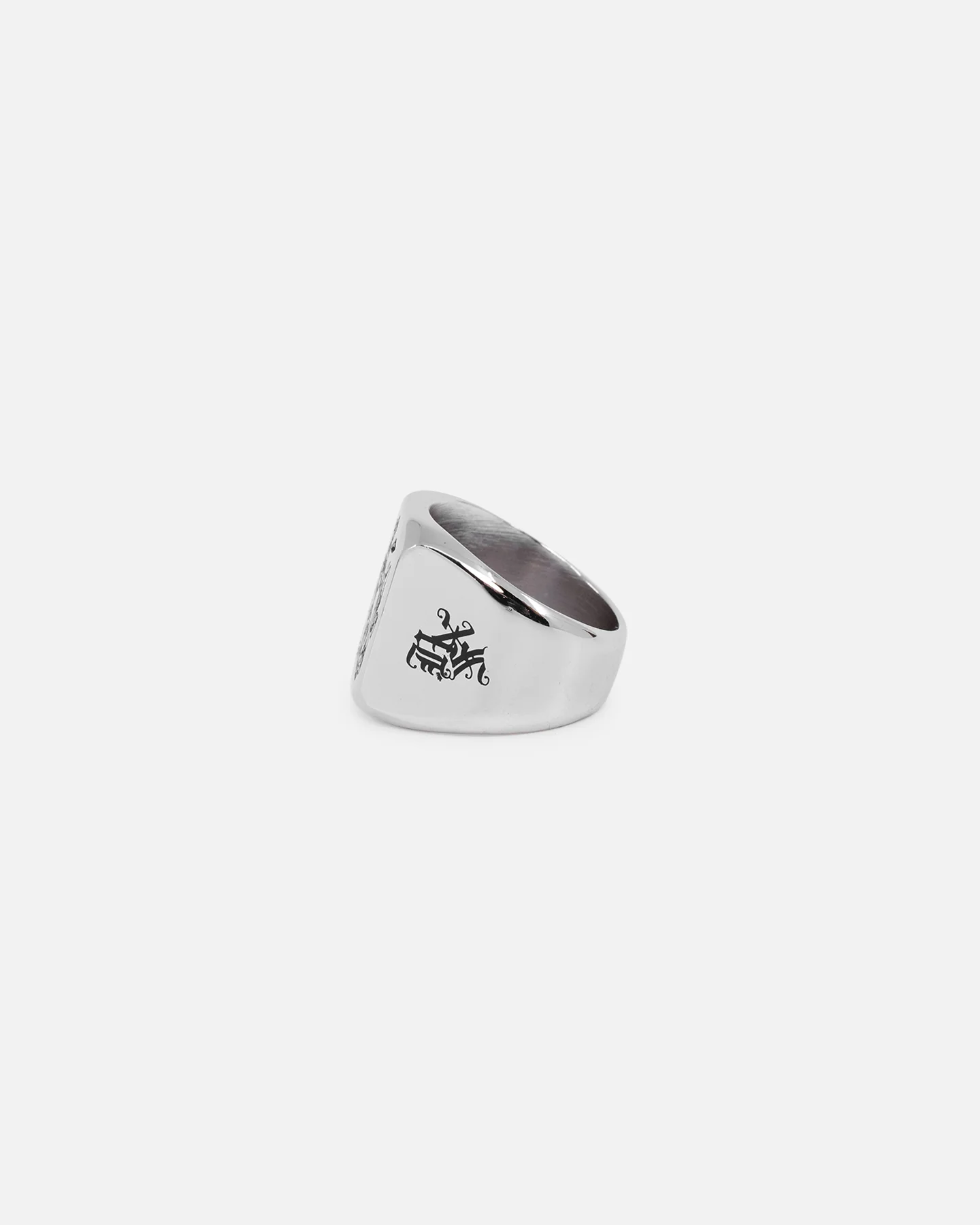 NXS Crest Ring White Gold/Black - Image 5