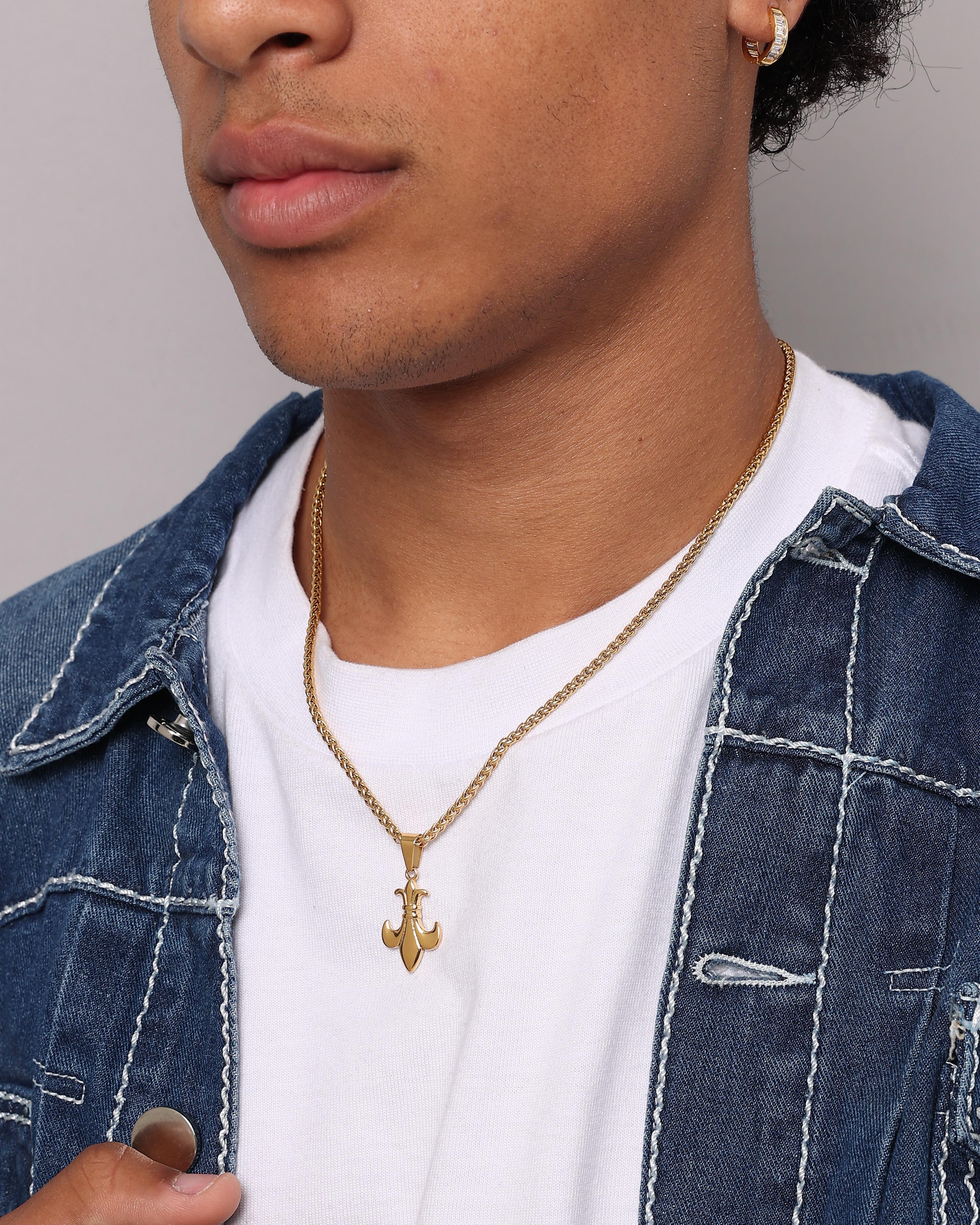 NXS Fleur Pendant Gold