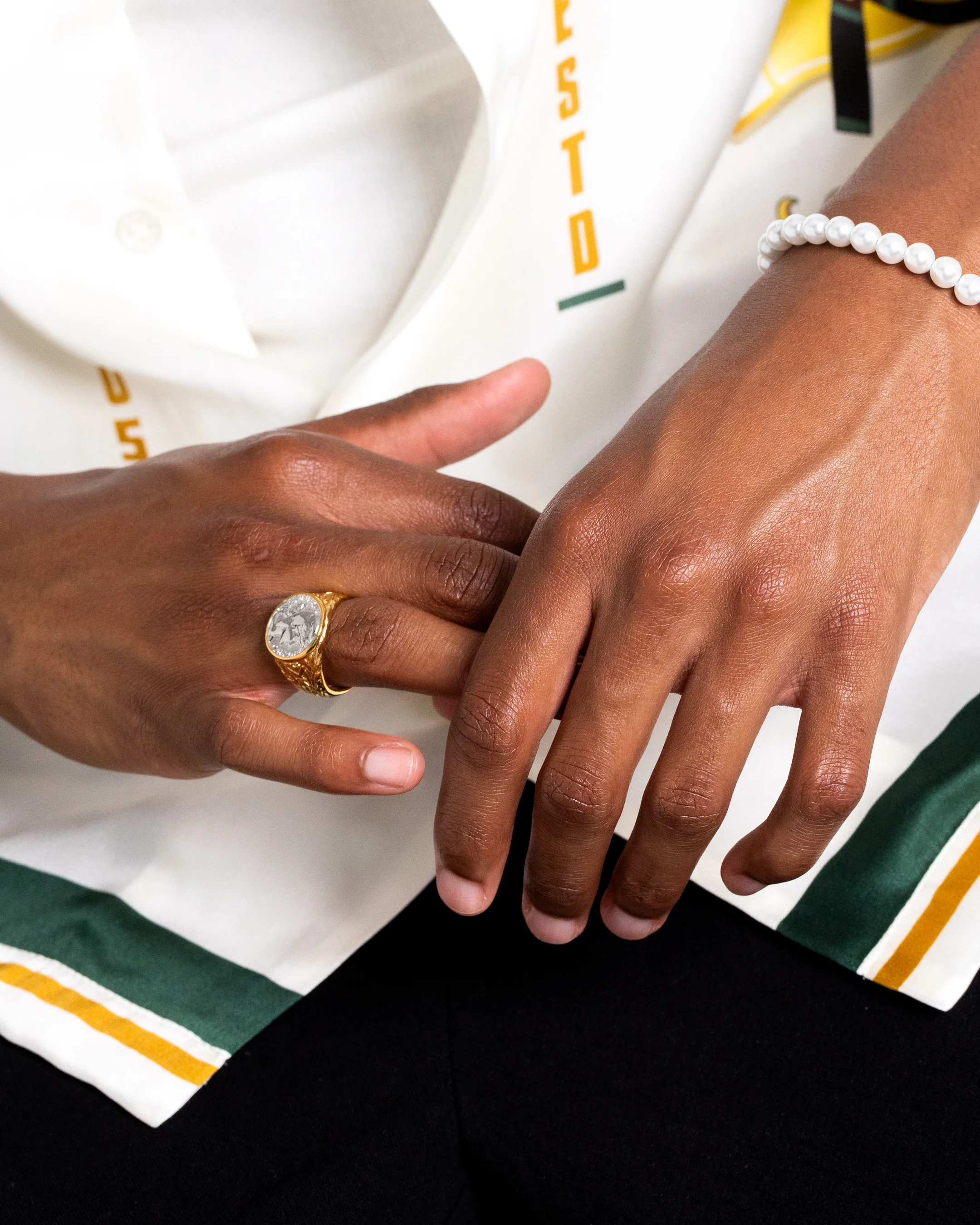 NXS Gladiator Ring Gold/White Gold - Image 4
