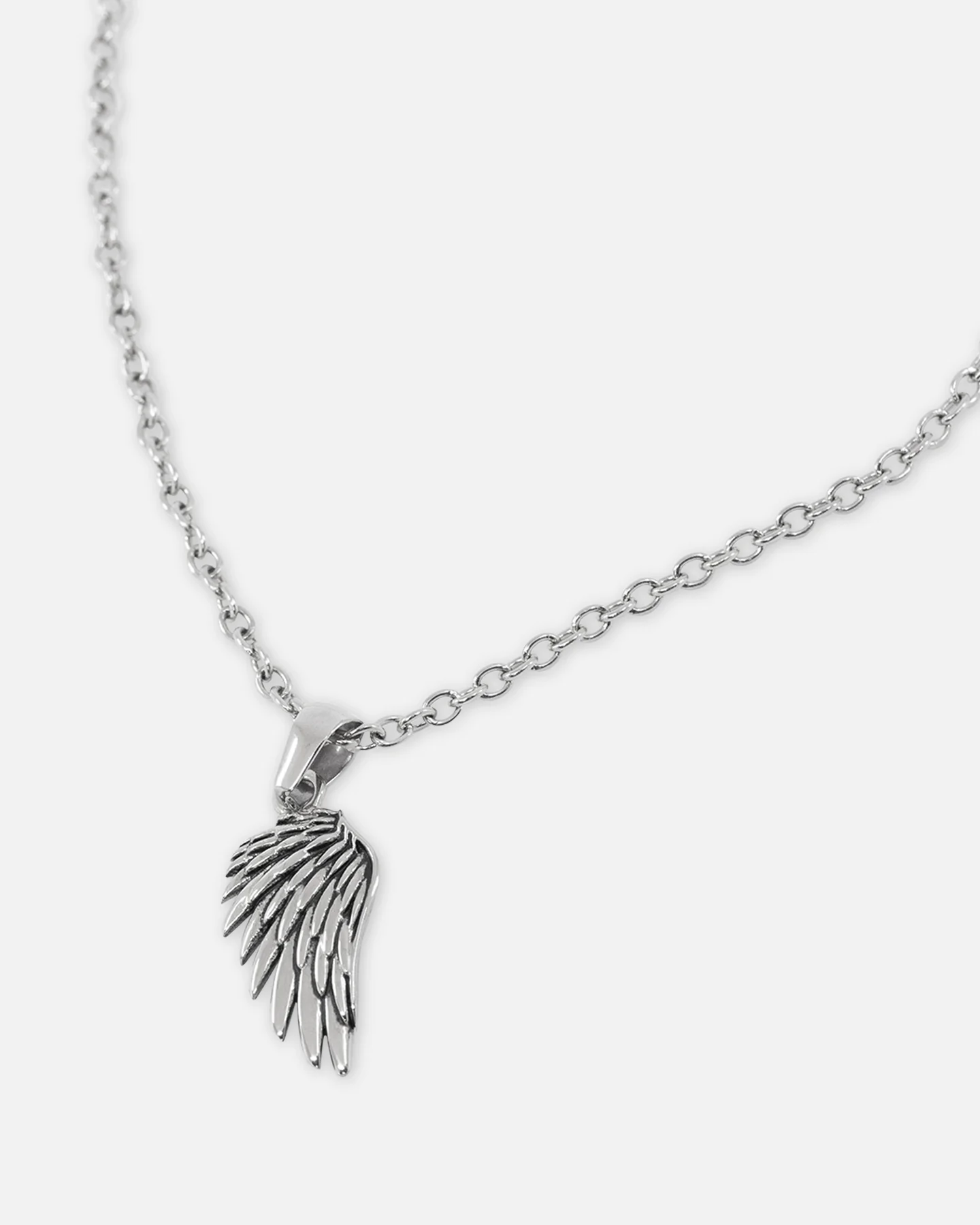 NXS Wing Necklace White Gold - Image 3