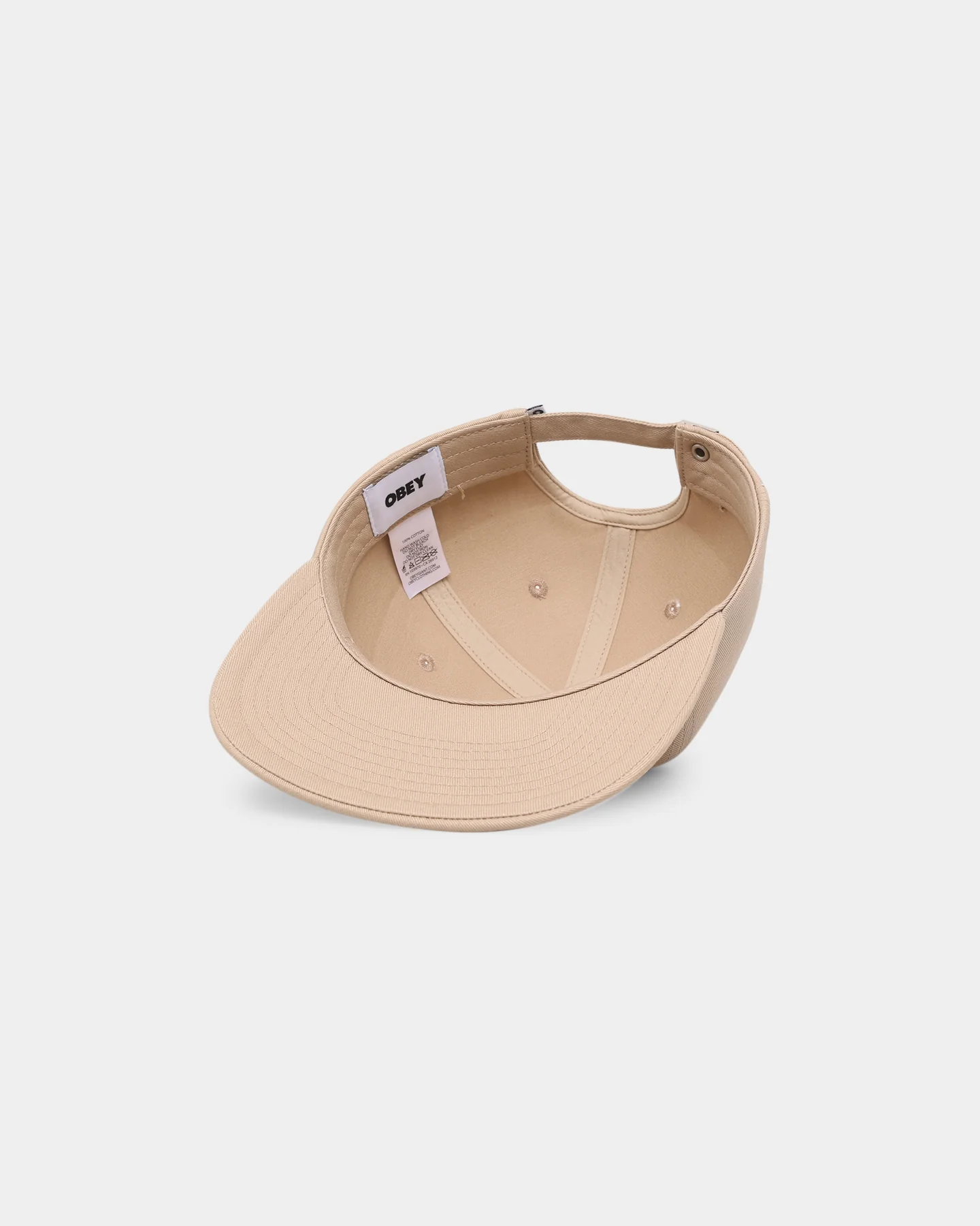 Obey Icon Patch 6-Panel Strapback Khaki - Image 5