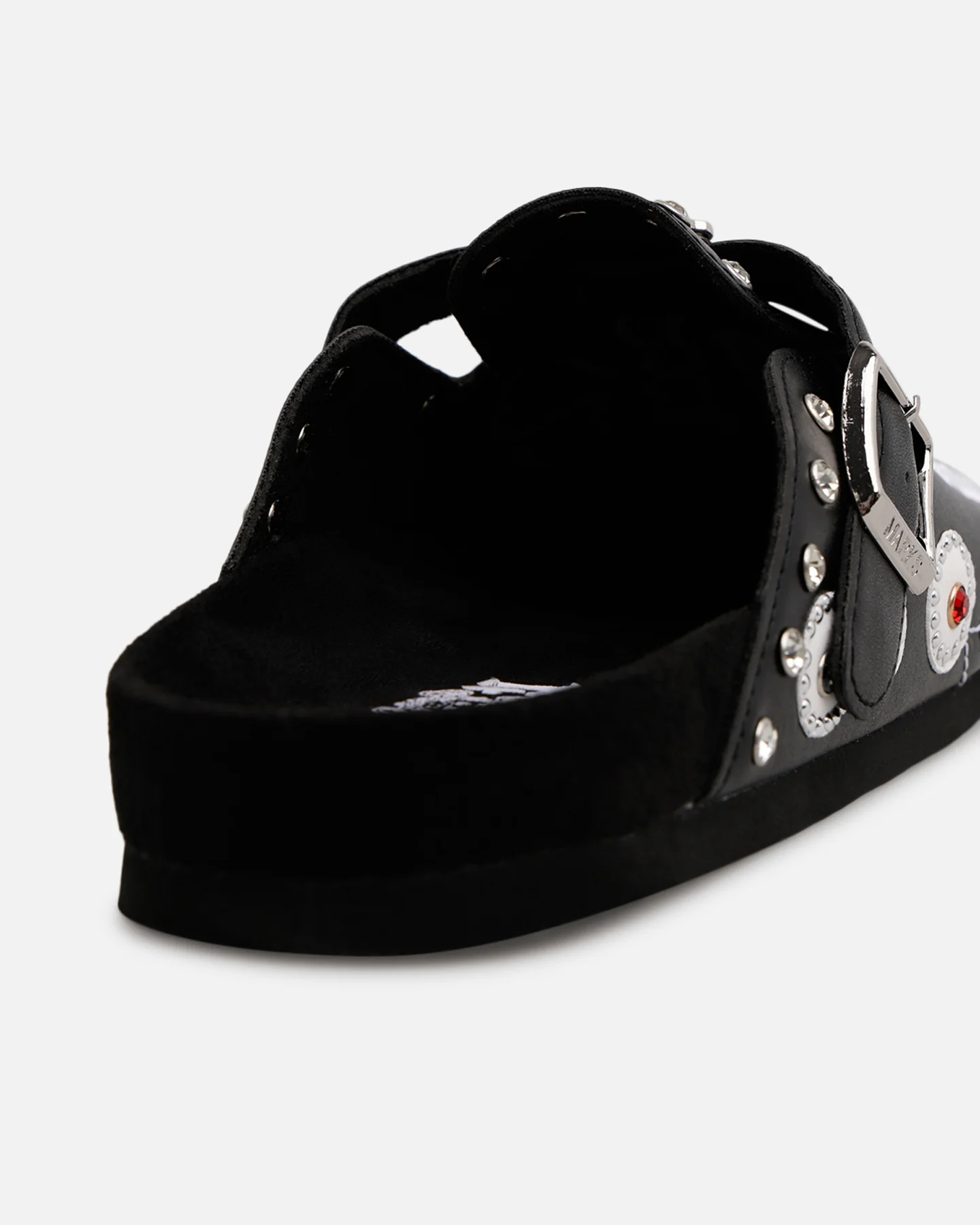 Octavious Marks Onyx Leather Clogs Black - Image 10