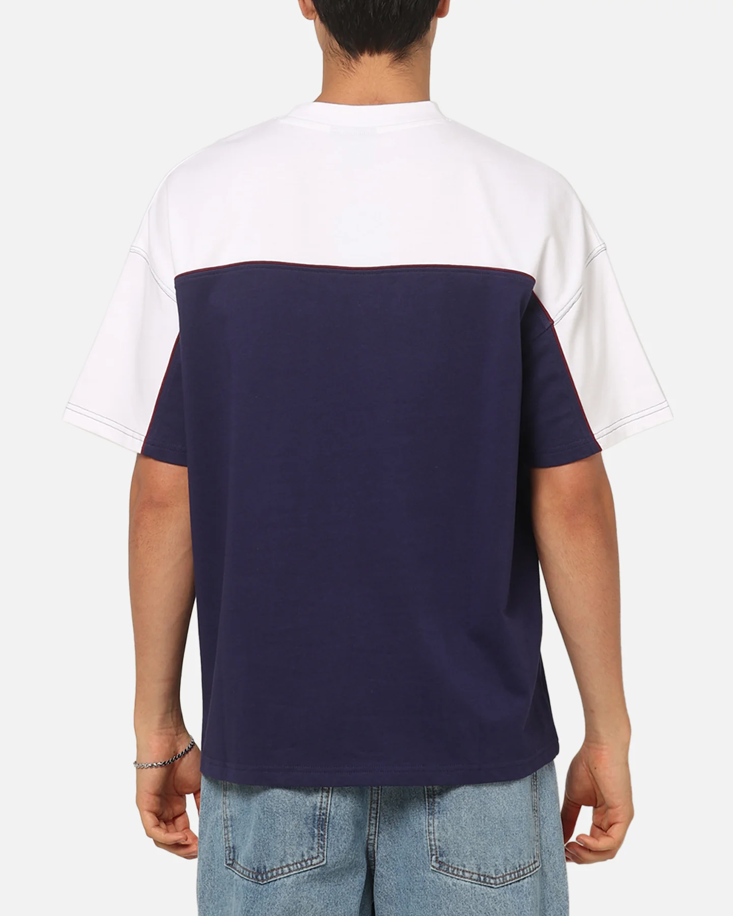 Carre Overdrive T-Shirt Navy/White - Image 3
