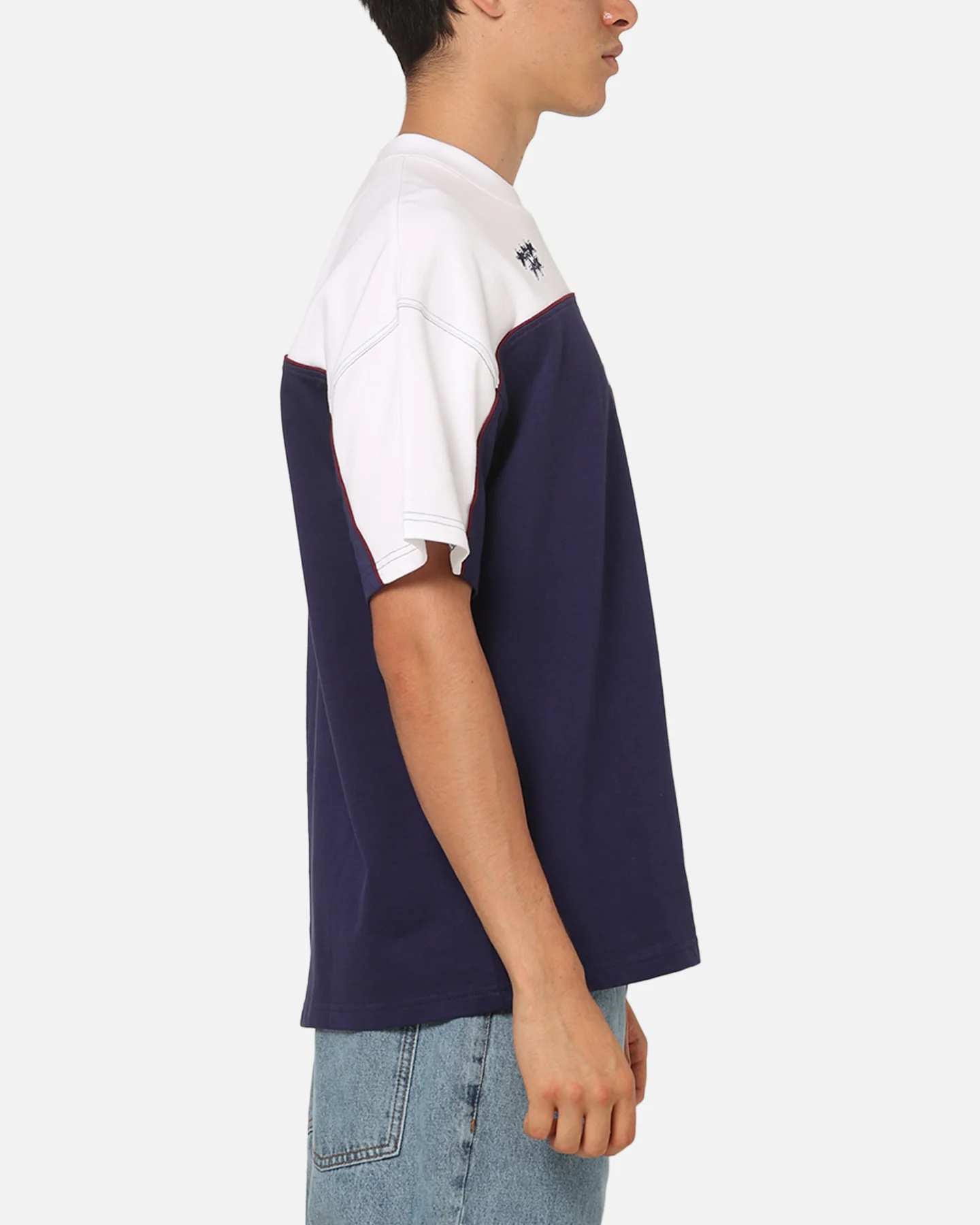 Carre Overdrive T-Shirt Navy/White - Image 4