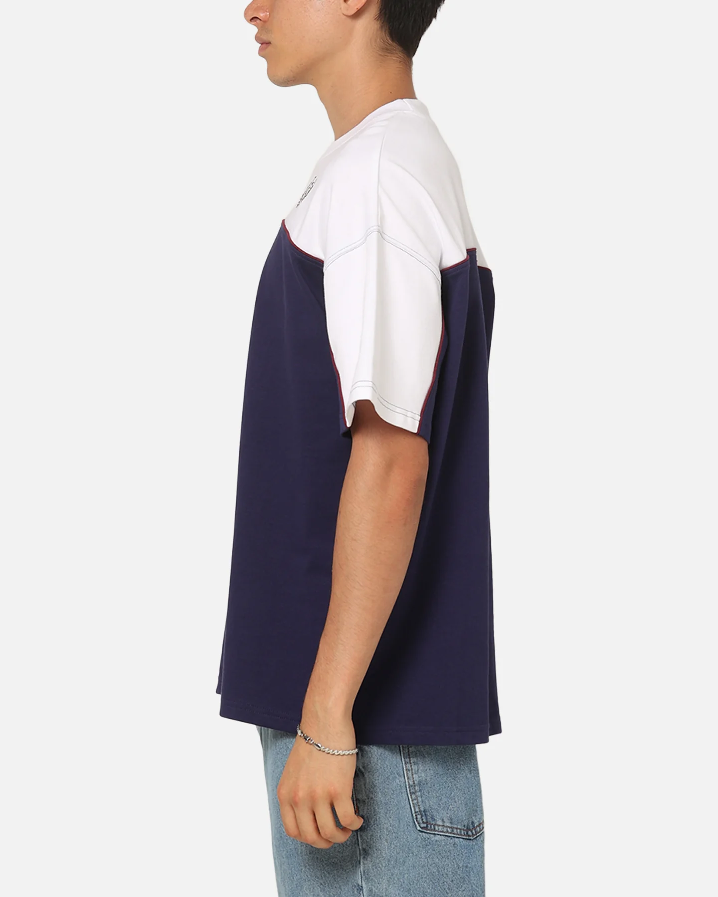 Carre Overdrive T-Shirt Navy/White - Image 5