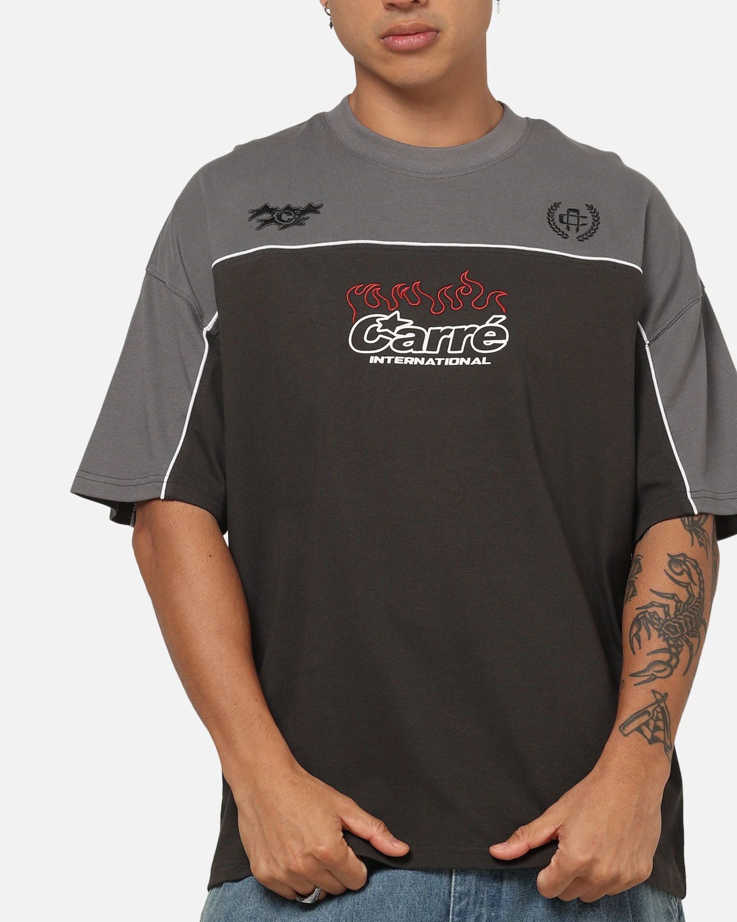 Carre Overdrive T-Shirt Washed Black - Image 6