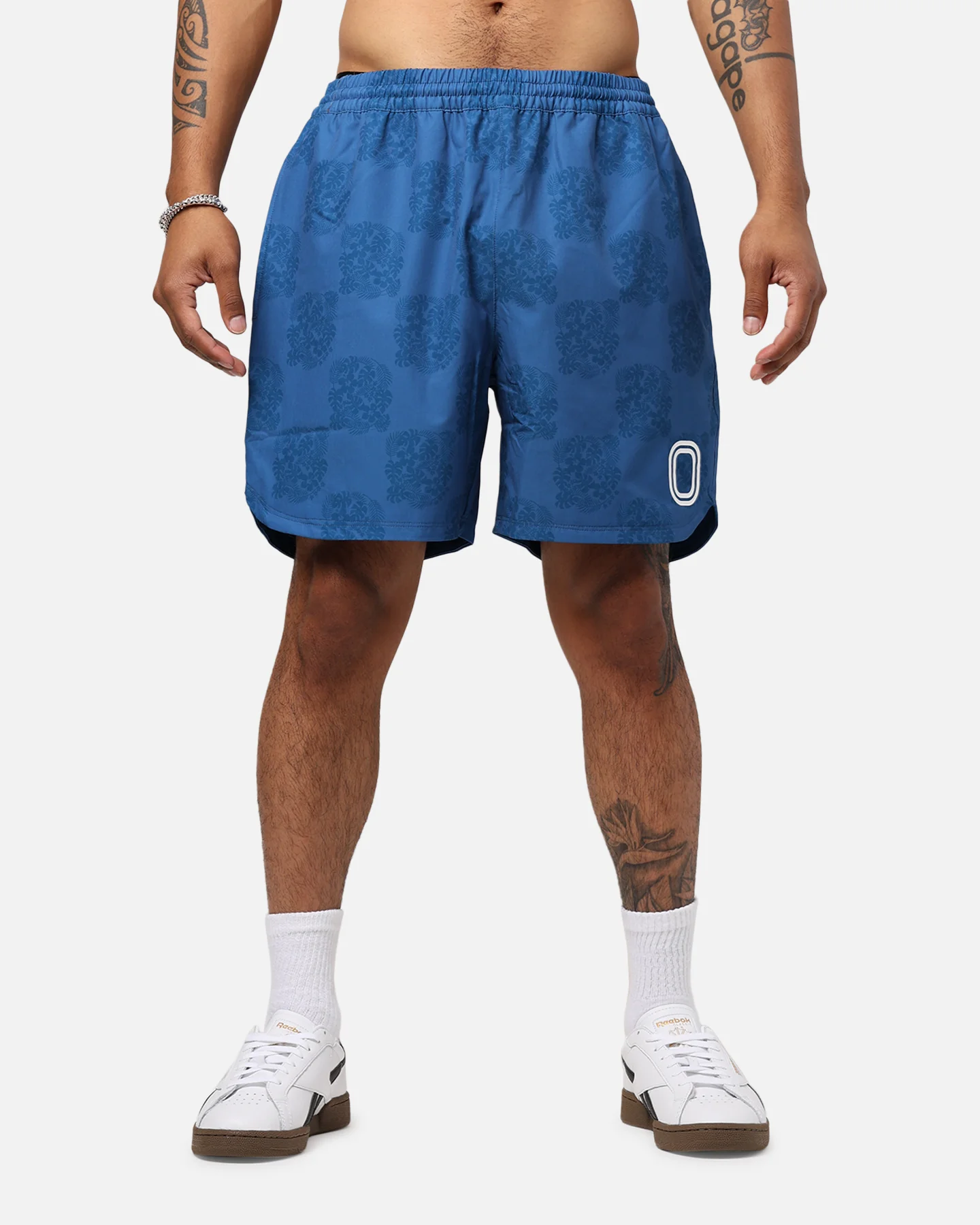 Overtime Damask Woven Short Indigo - Image 6