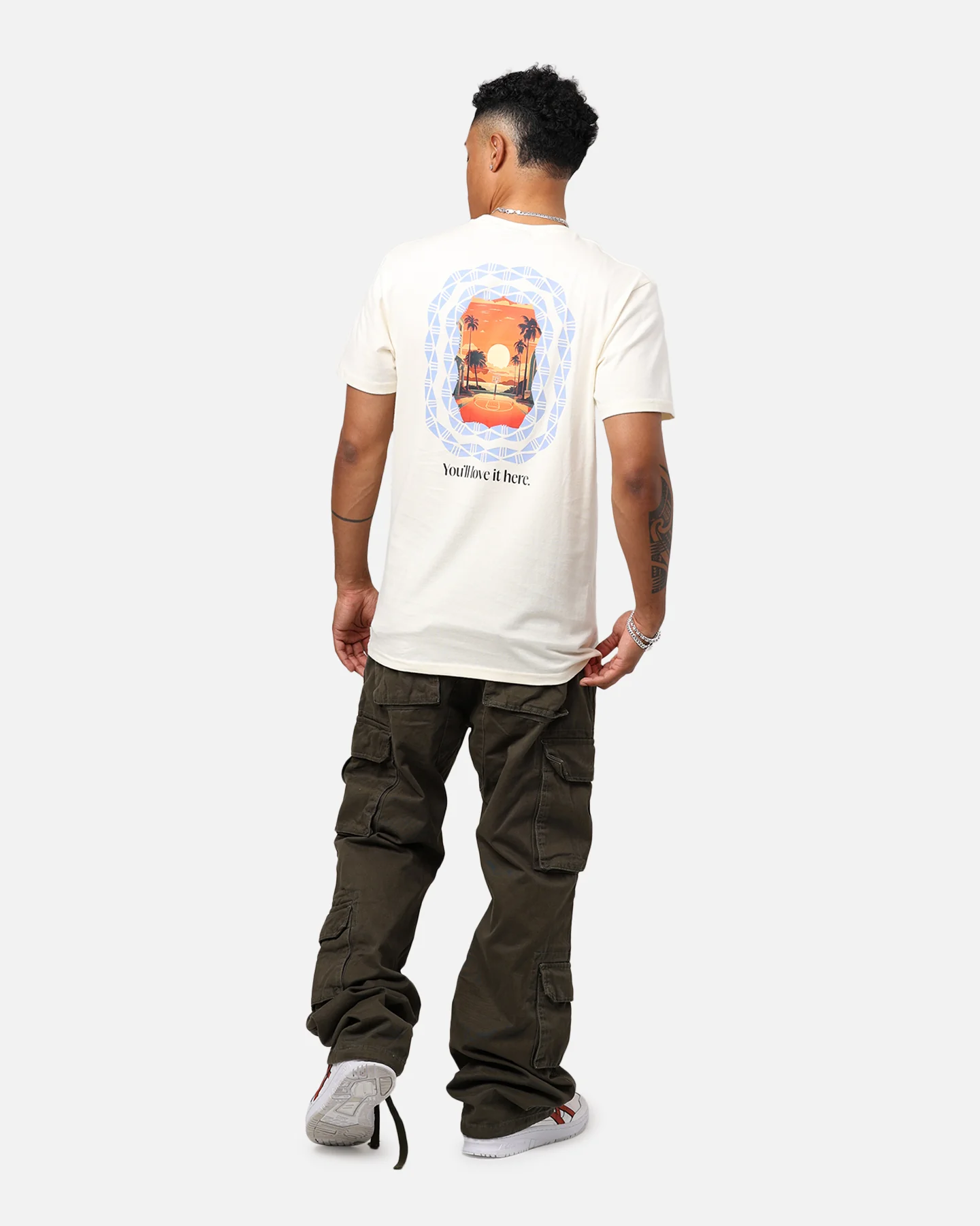 Overtime Love It Here T-Shirt Bone - Image 6