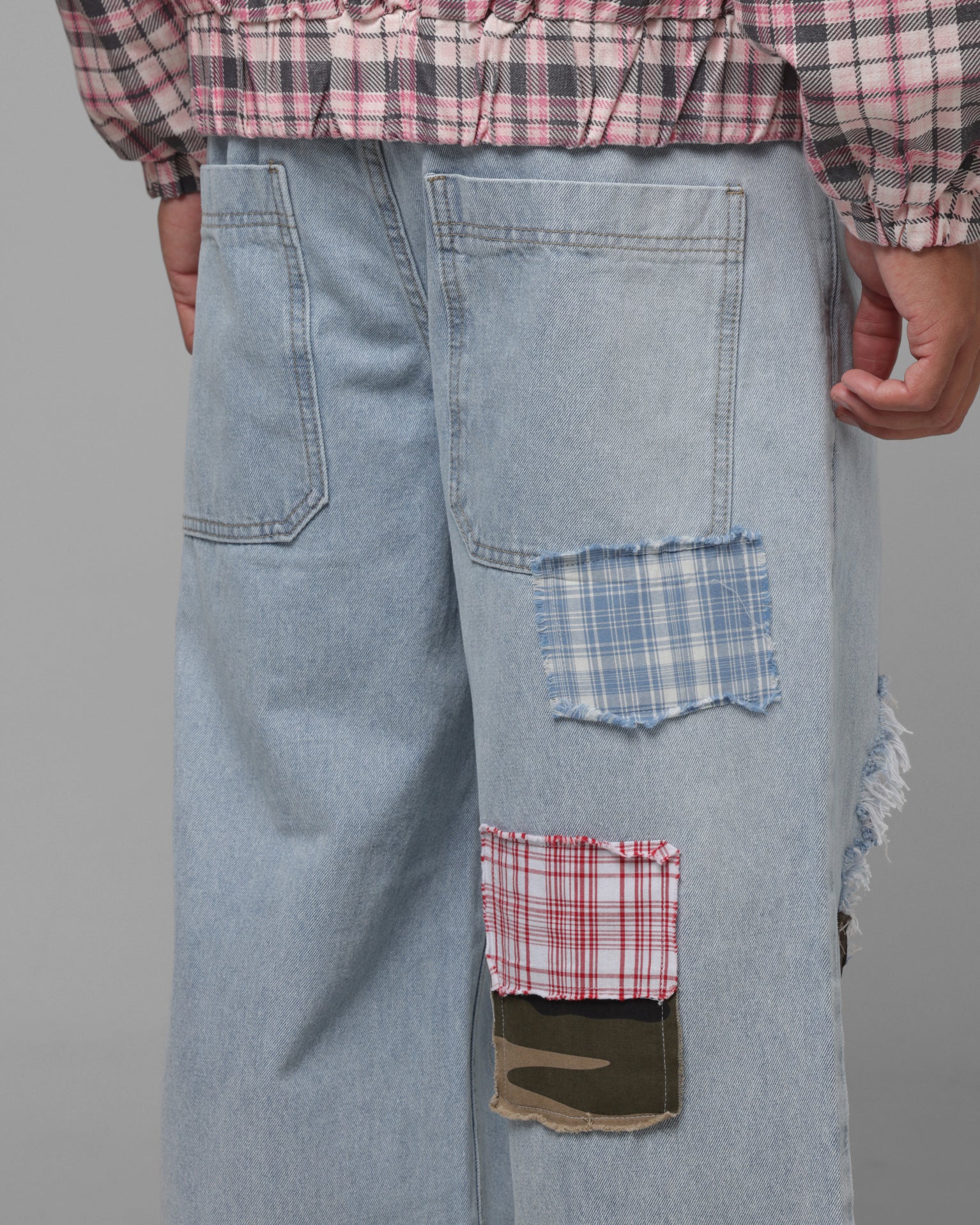 Loiter Patchwork Jeans Denim - Image 4