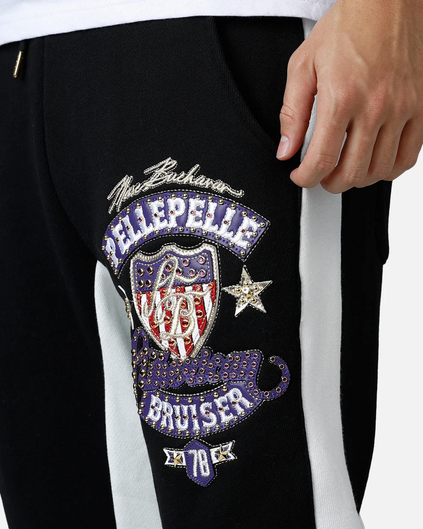 Pelle Pelle Bruiser Joggers Black - Image 7
