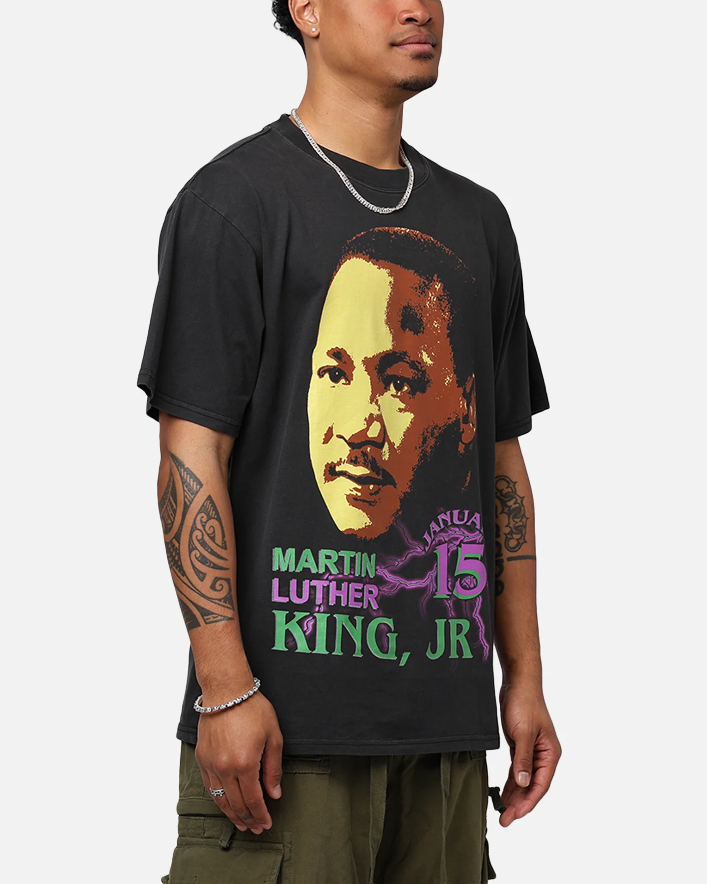 Philcos MLK T-Shirt Black - Image 6