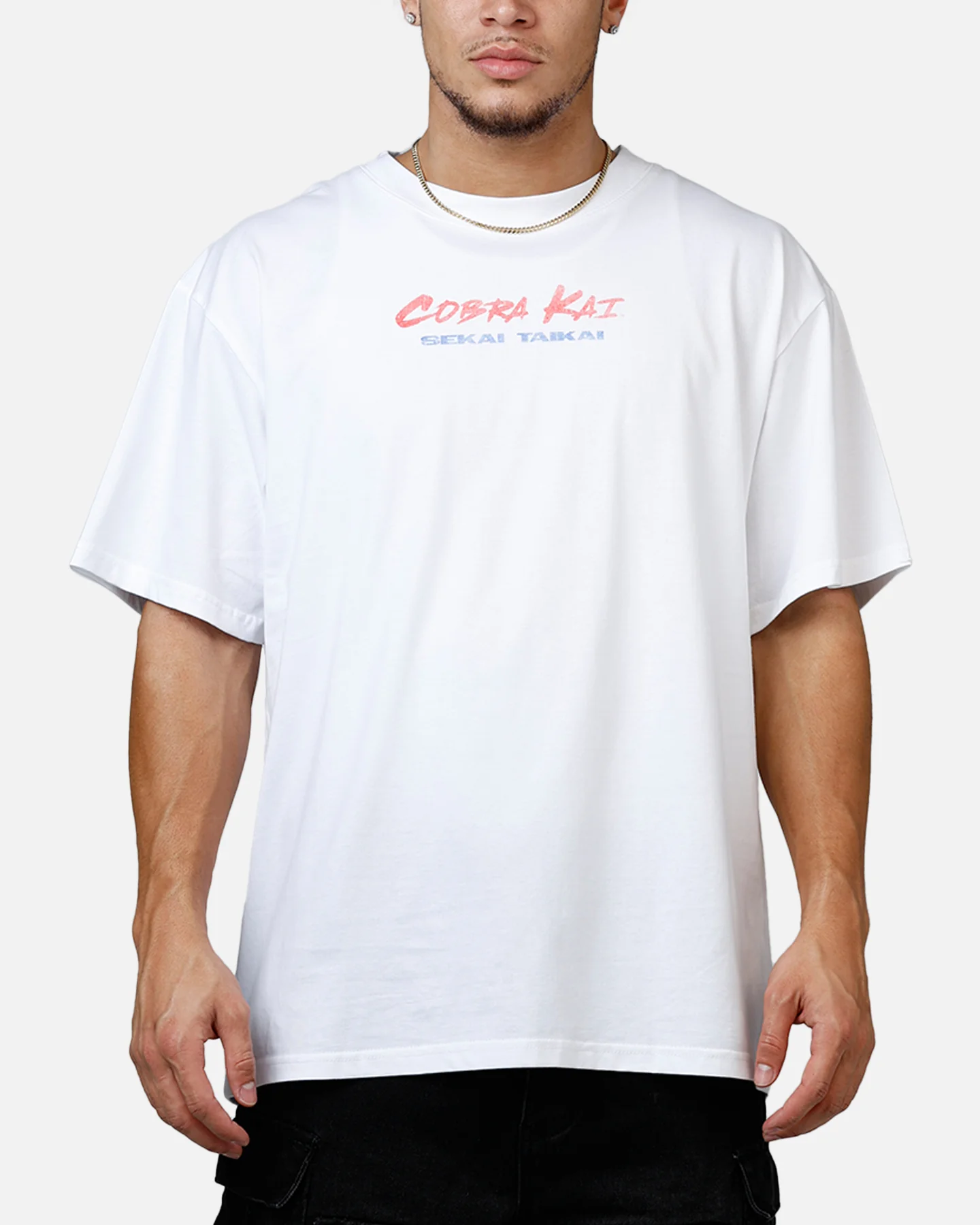Philcos X Cobra Kai Sekai Taikai T-Shirt White - Image 2
