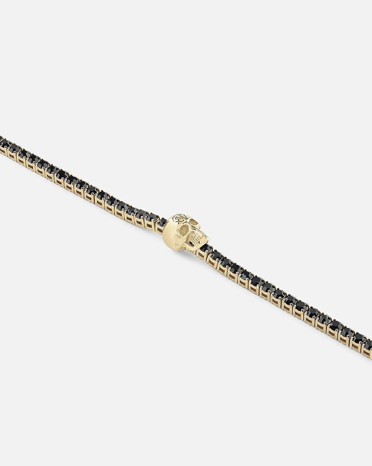 Philipp Plein Plein Tennis Royal Black Crystal Bracelet Gold - Image 3