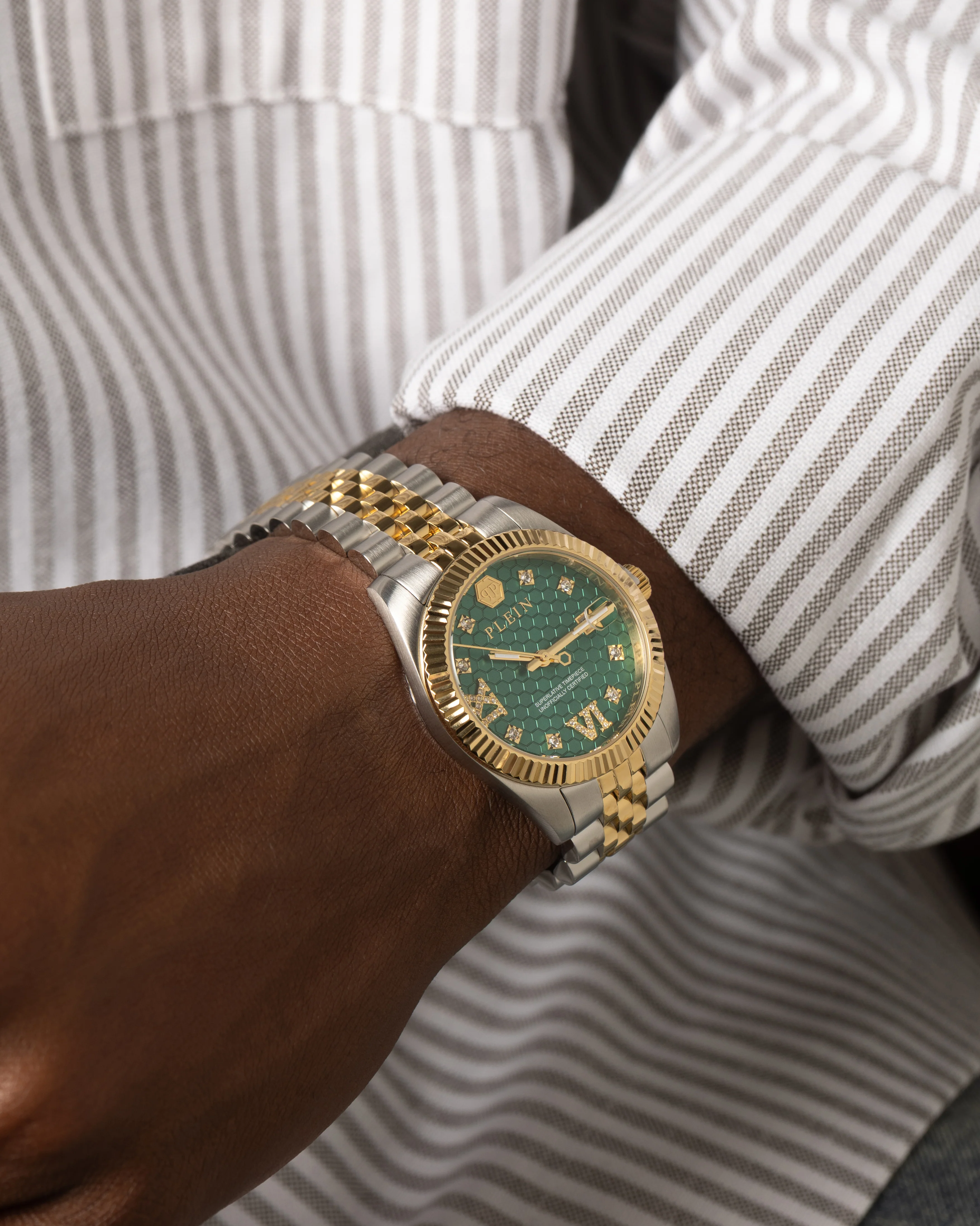 Philipp Plein Date Superlative Watch Green - Image 2