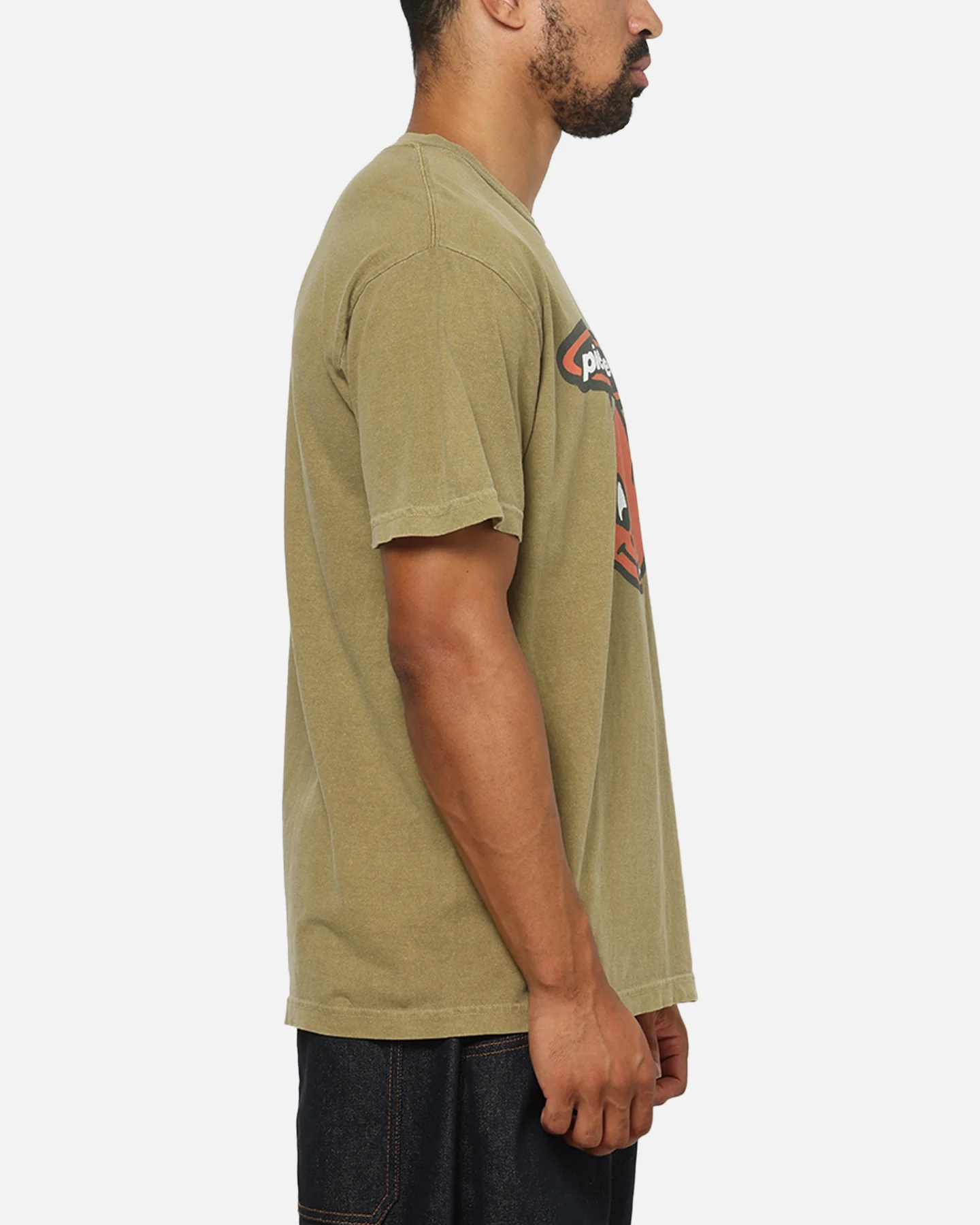 Pierce The Veil Bootleg Devil T-Shirt Army Green - Image 4