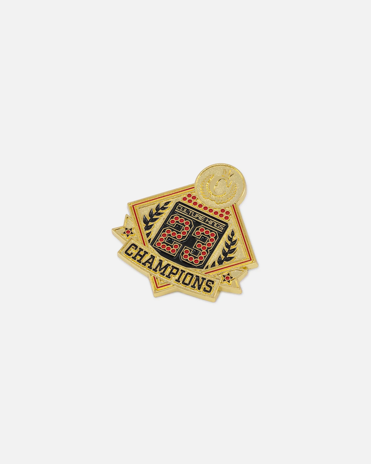 Pin Pals X Culture Kings Champions Pin Gold/Black/Red - Image 4
