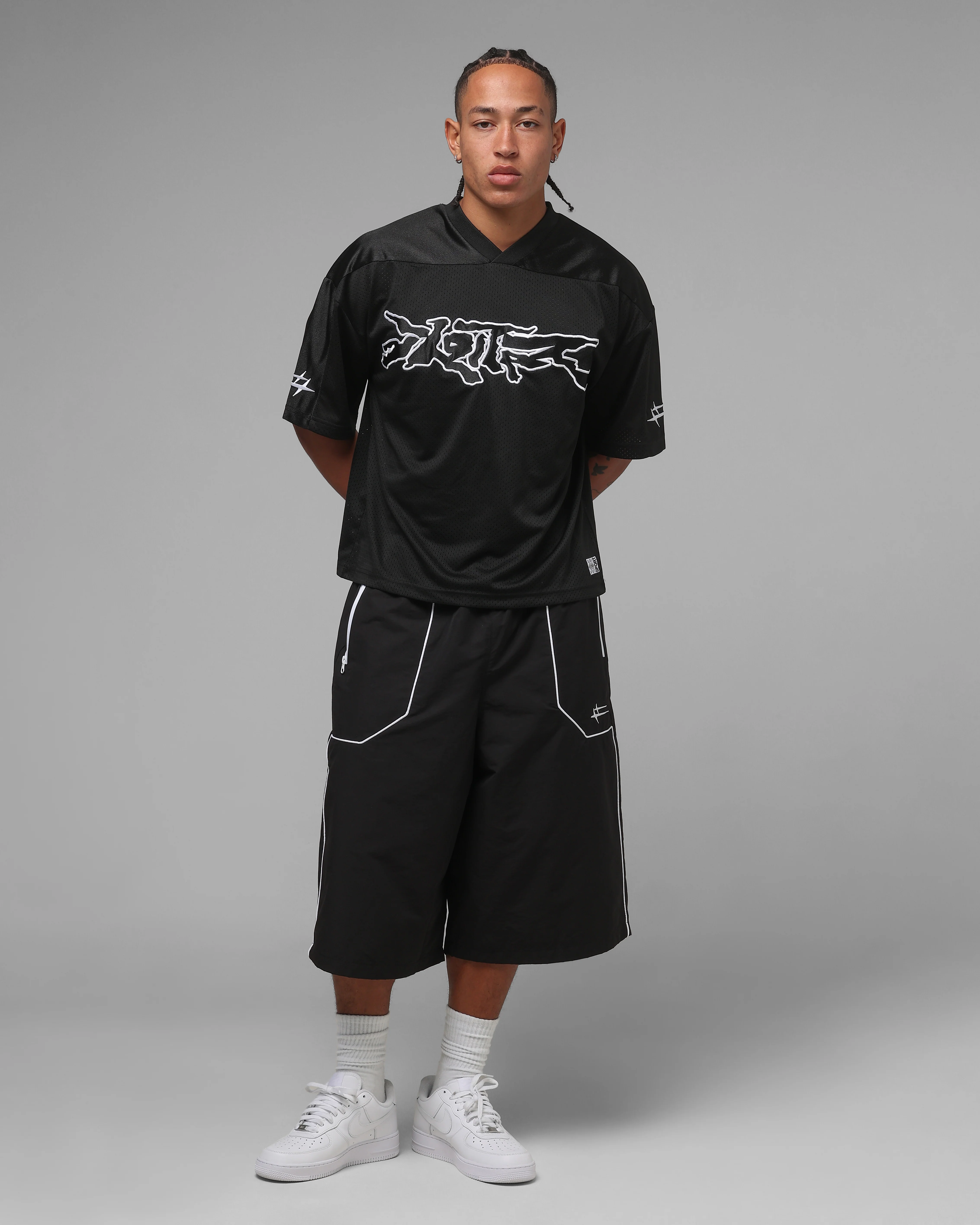 Loiter Pinline Board Shorts Black - Image 2
