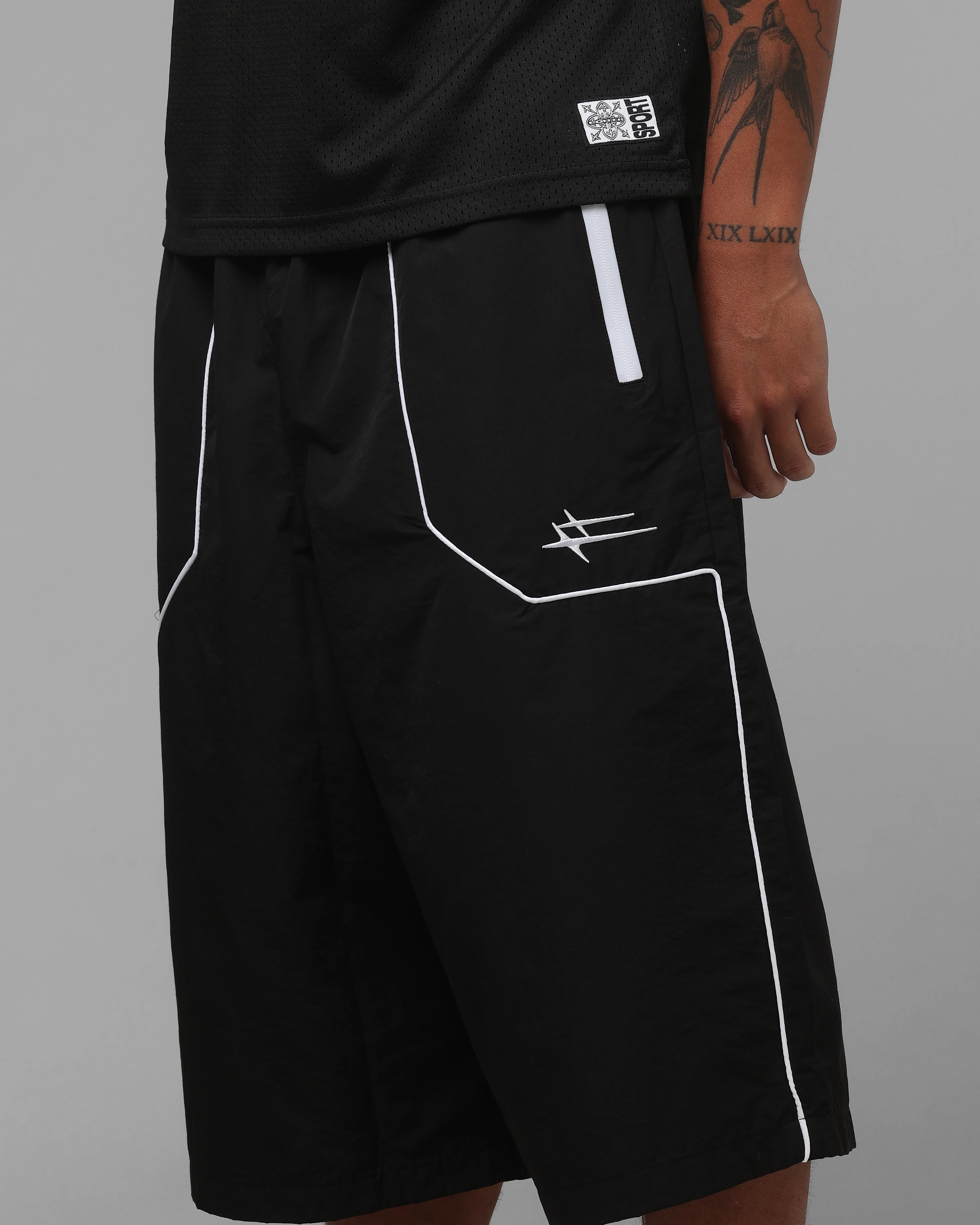 Loiter Pinline Board Shorts Black - Image 3