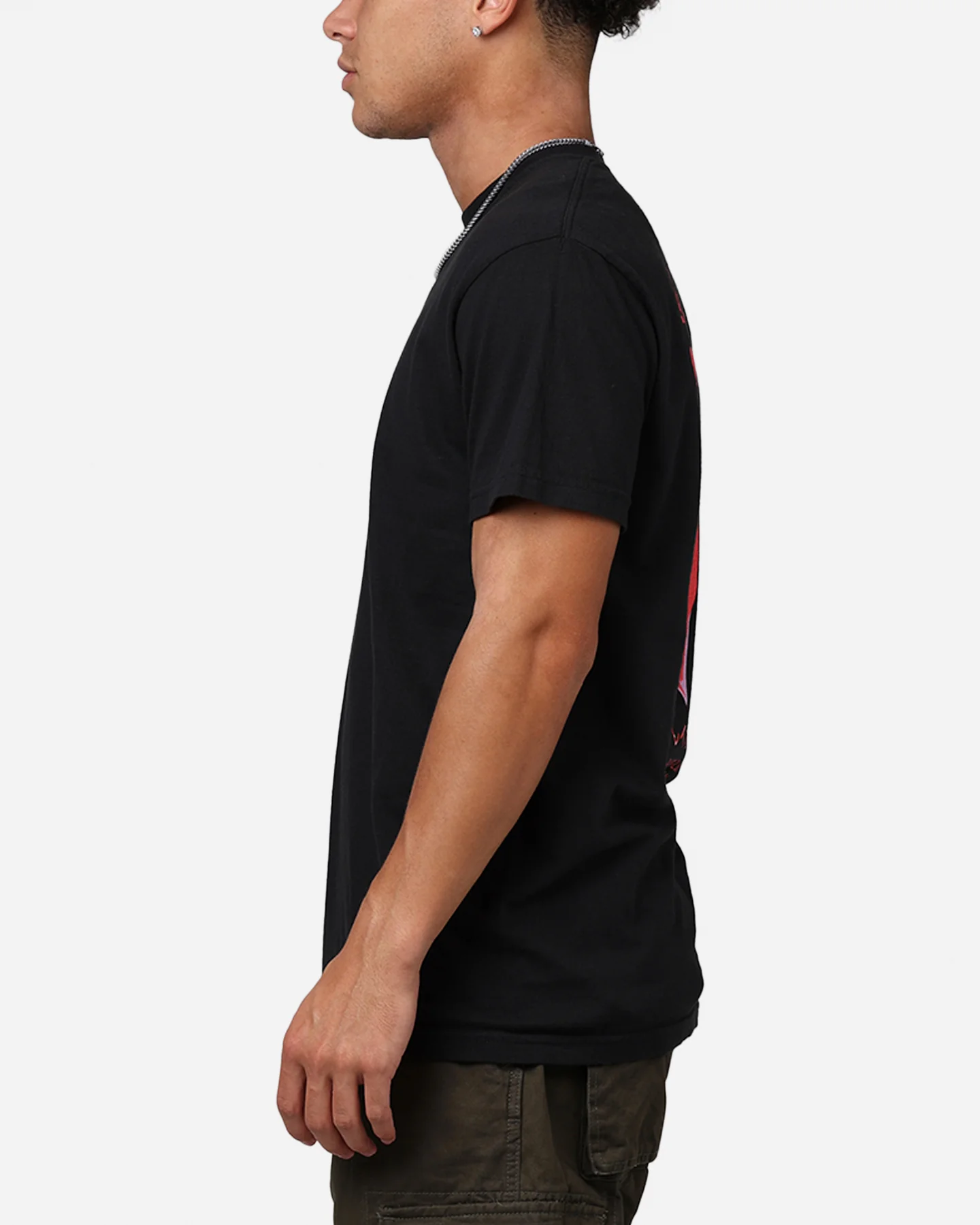 Playboy Ace Of Hearts T-Shirt Black/Red - Image 4