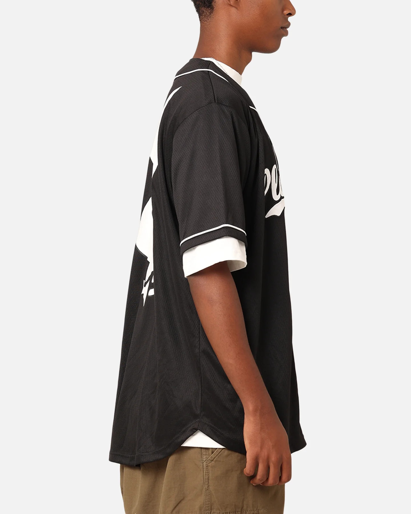 Playboy Bunny Baseball Jersey Black - Image 5