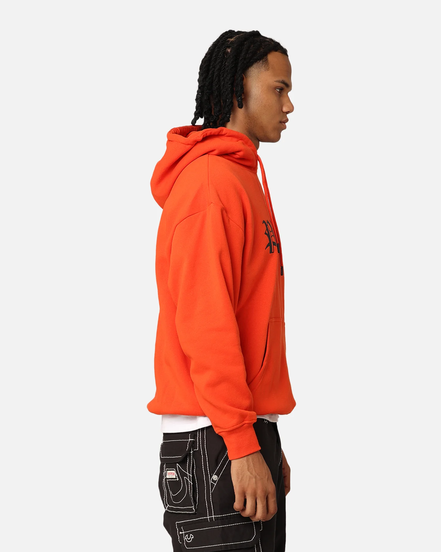 Playboy Bunny O Gothic Hoodie Orange - Image 5