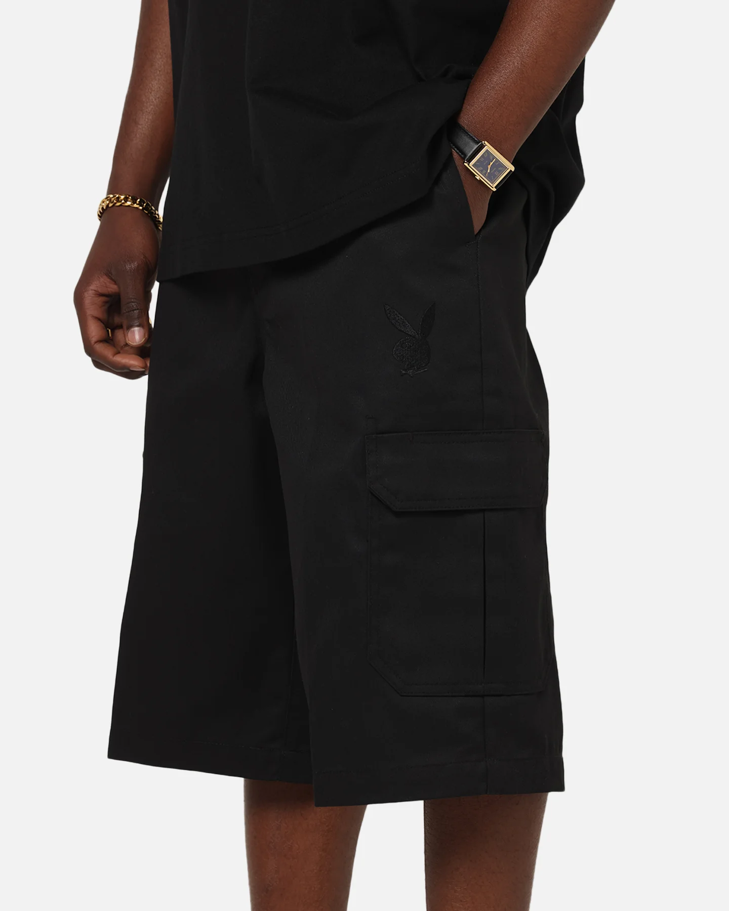 Playboy Bunny Shorts Black - Image 3