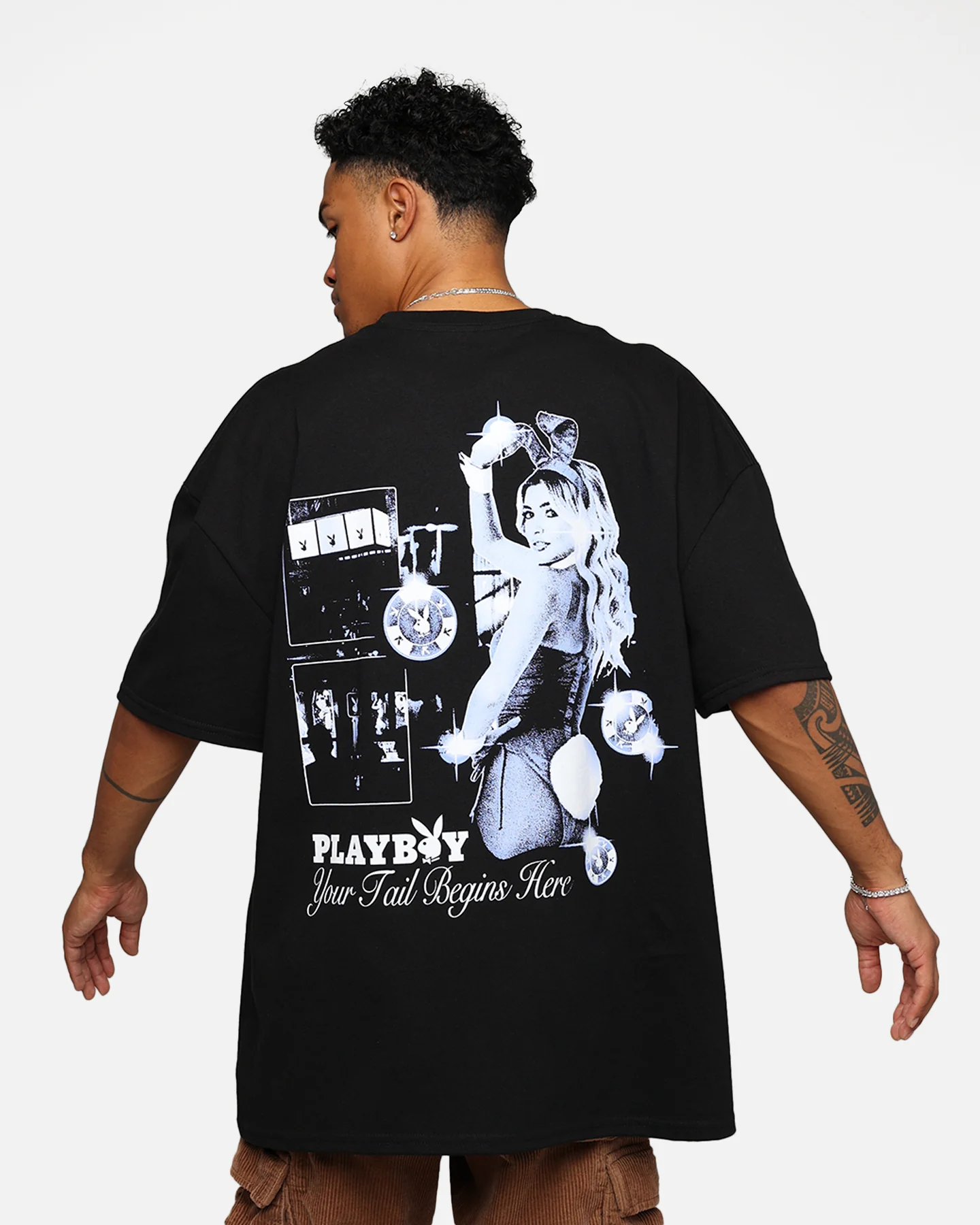 Playboy By Culture Kings Bets On T-Shirt Black - Image 2