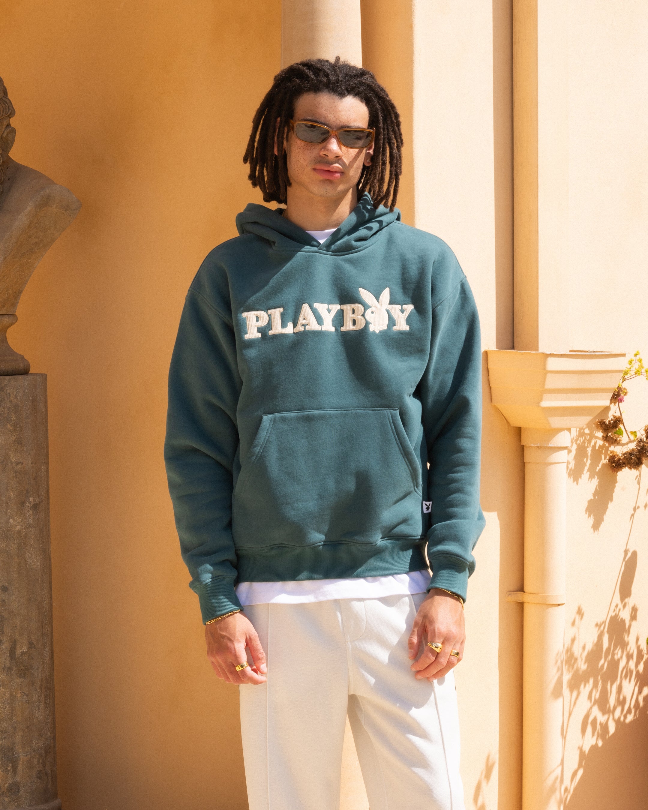 Playboy By Culture Kings Class Hoodie Green - Image 2
