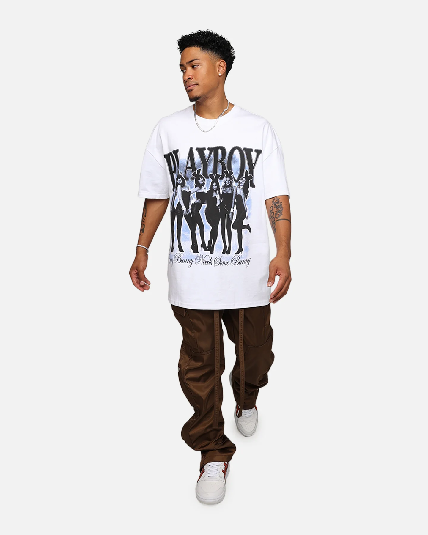 Playboy By Culture Kings Every Bunny T-Shirt White - Image 6