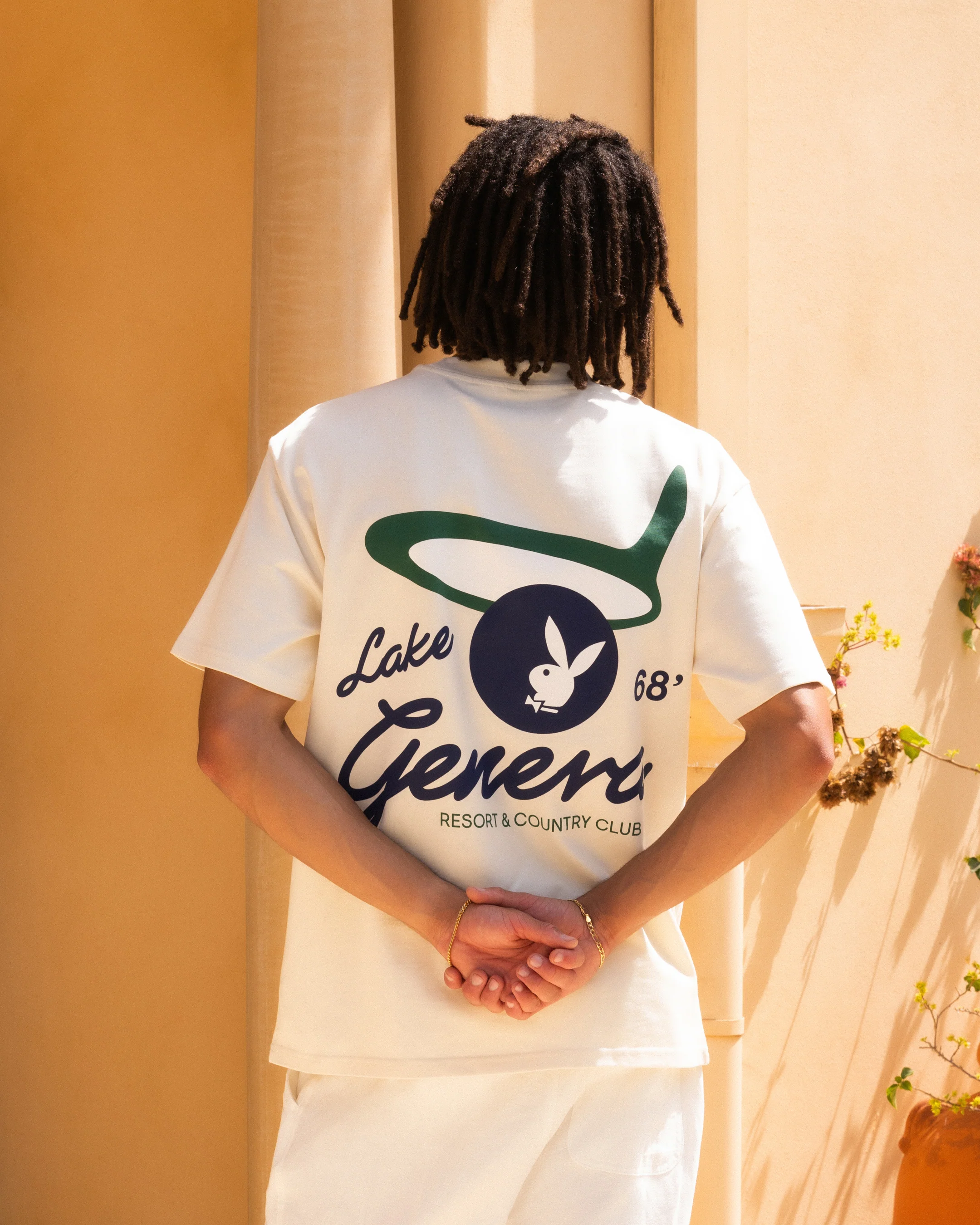 Playboy By Culture Kings Lake Geneva T-Shirt Off White - Image 3