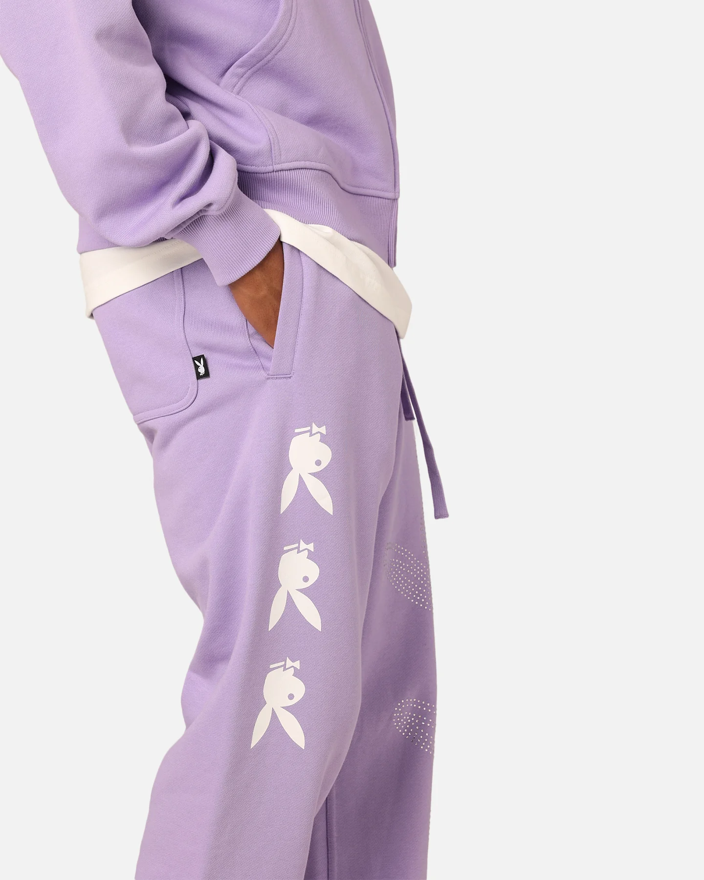 Playboy By Culture Kings Shyne Track Pants Purple - Image 3