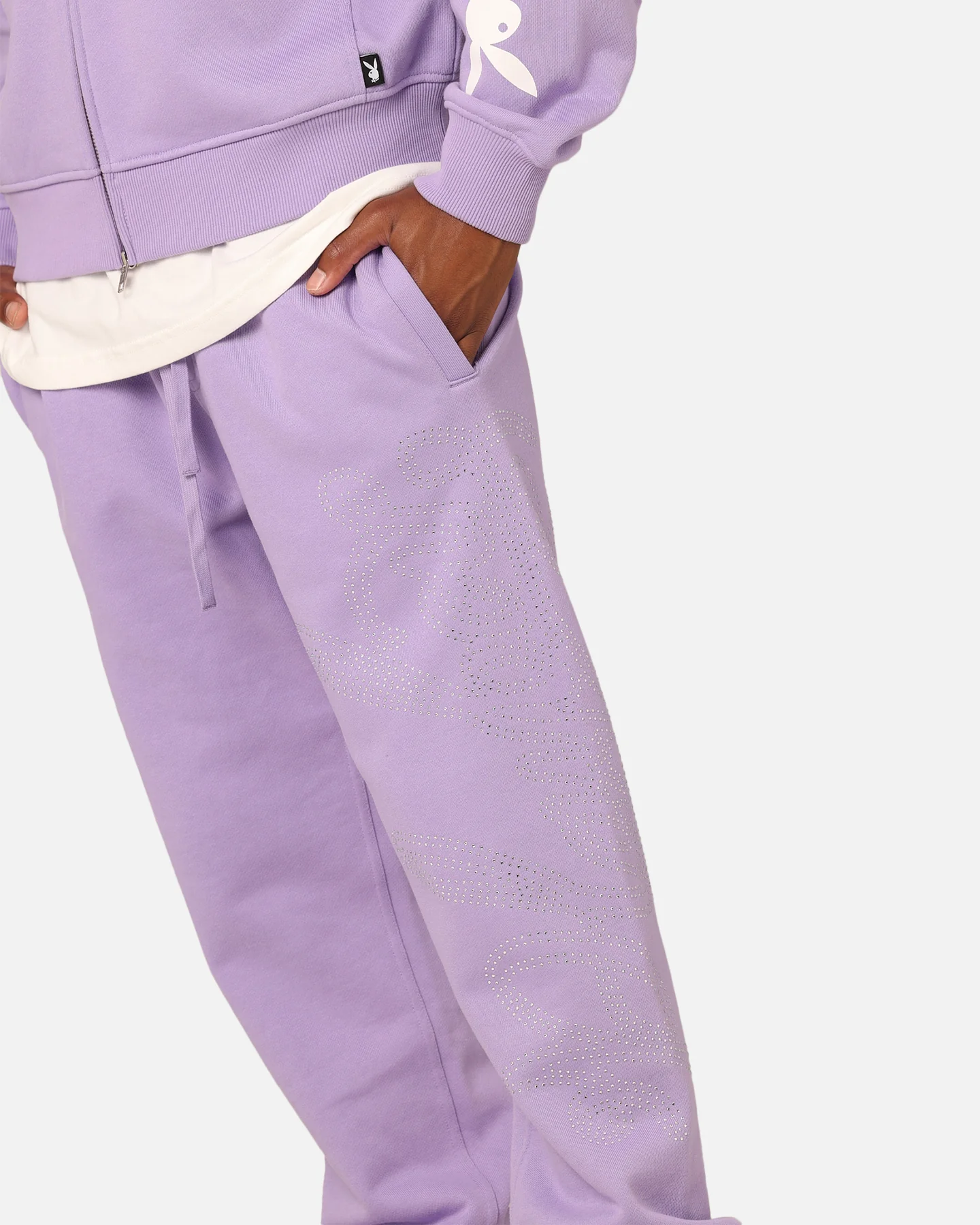 Playboy By Culture Kings Shyne Track Pants Purple - Image 4