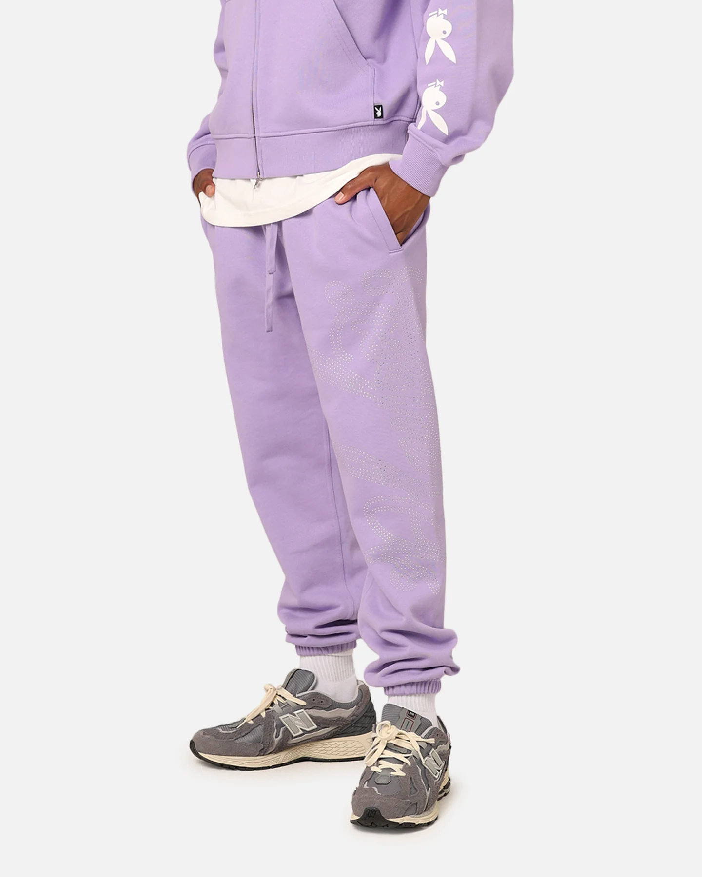 Playboy By Culture Kings Shyne Track Pants Purple - Image 6